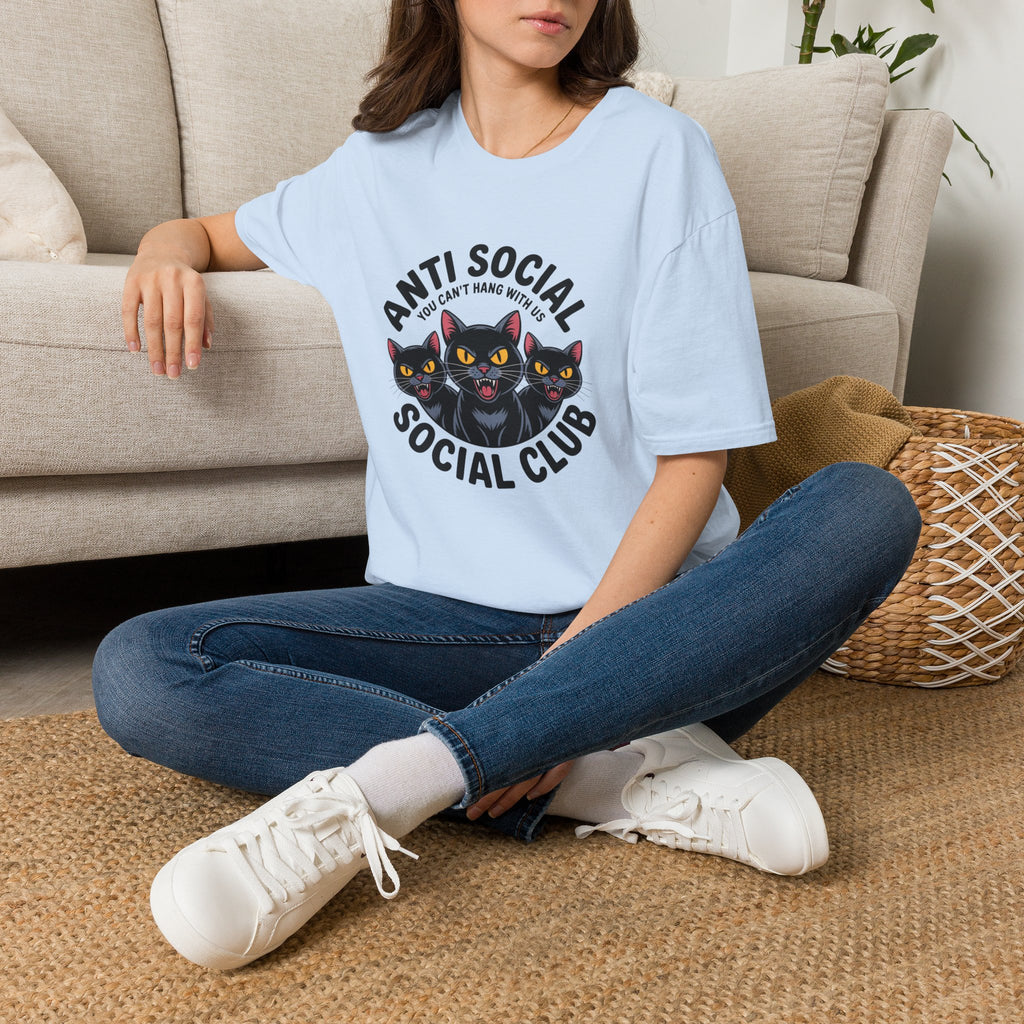 Anti Social Social Club Cat T-Shirt — "You Can't Hang With Us" Graphic Tee