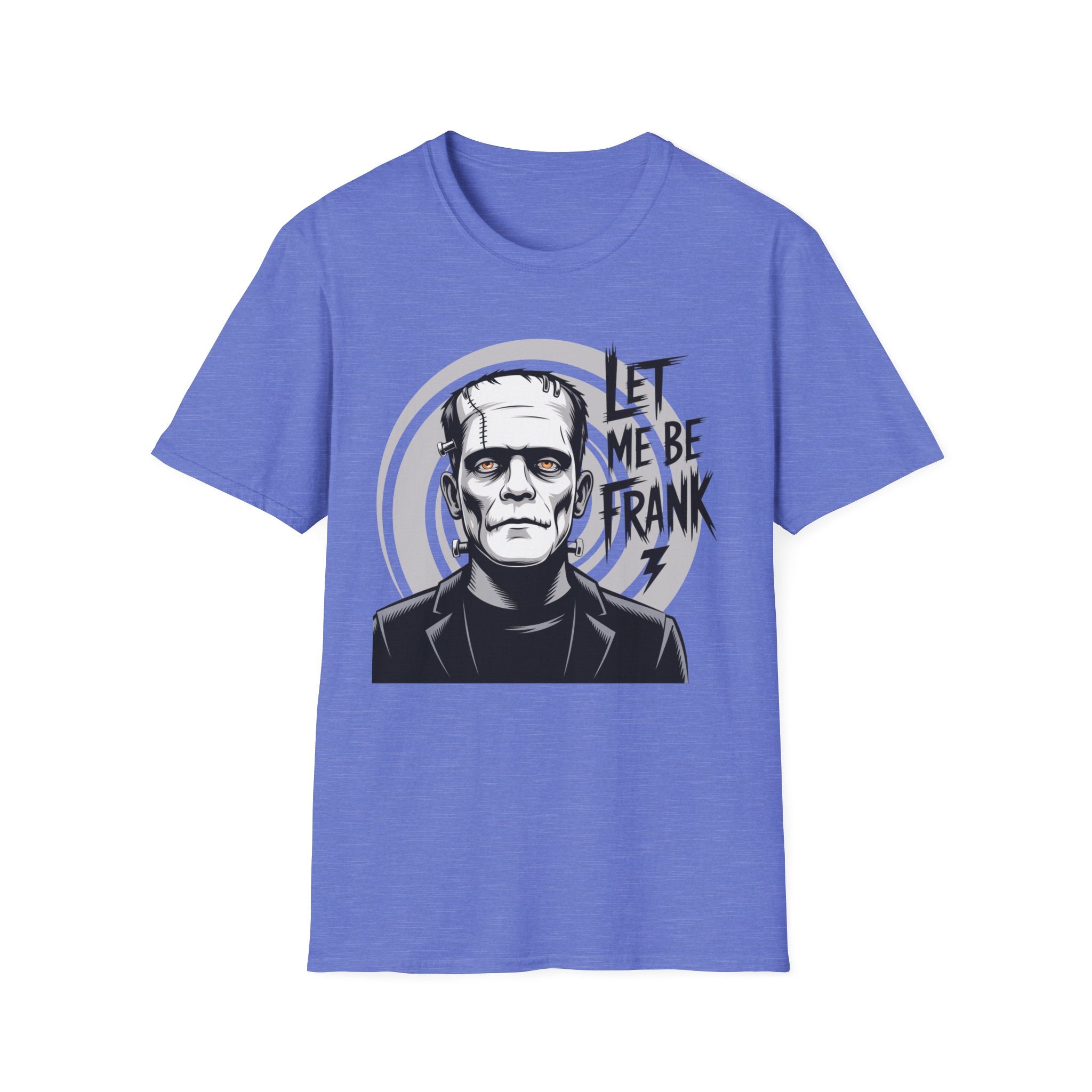 Frankenstein Monster Graphic T-Shirt — "Let Me Be Frank" Halloween Tee