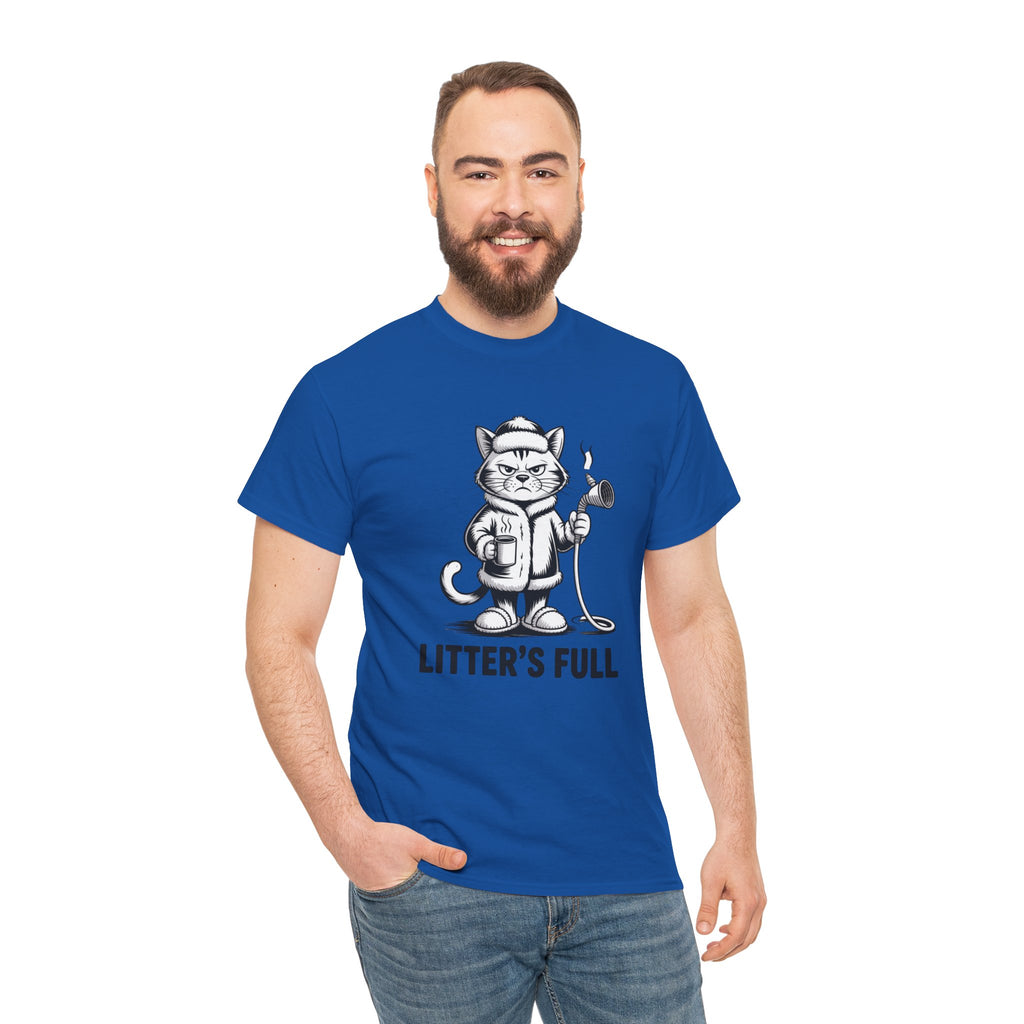 Cat Litter's Full Tee — Funny Cat Graphic T-Shirt