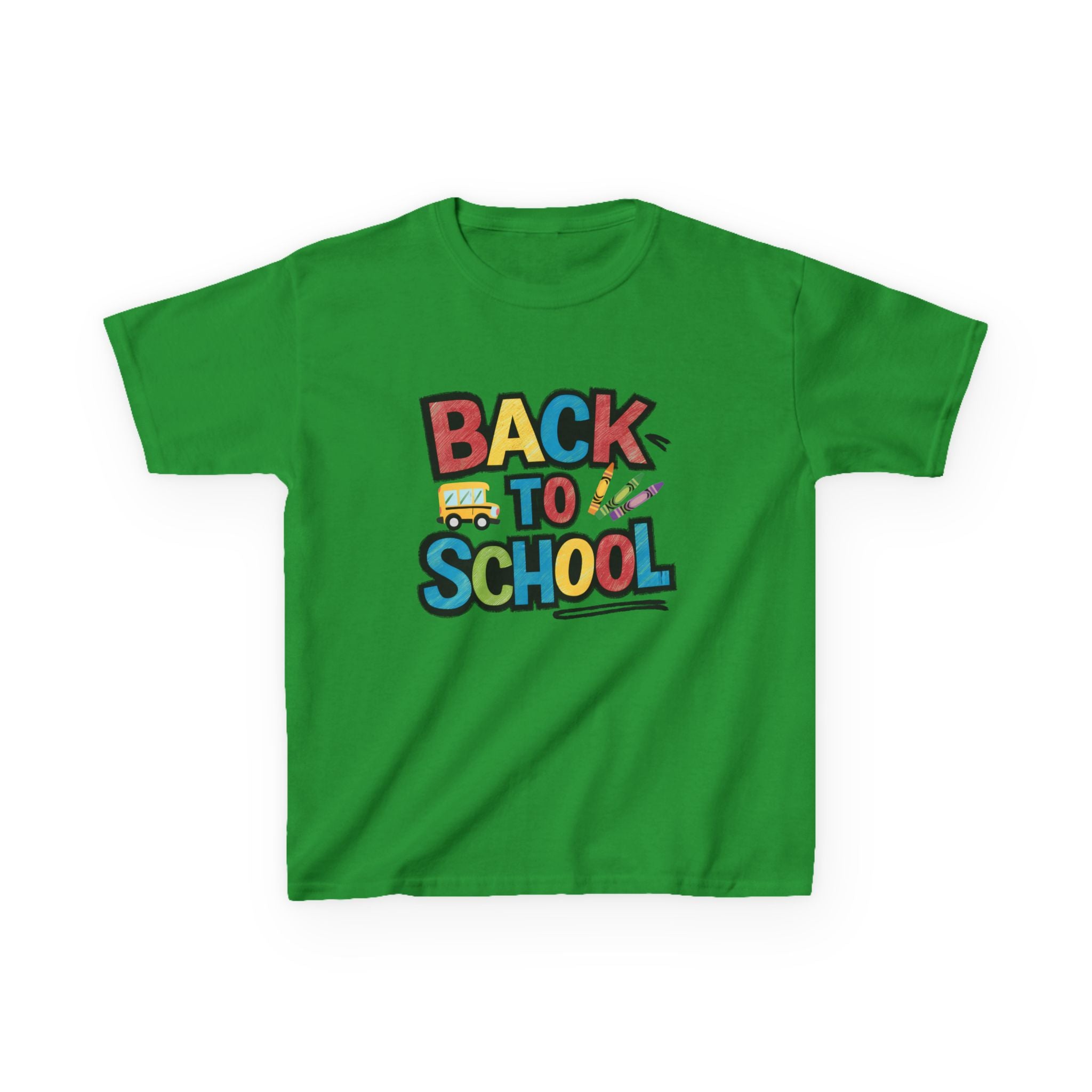 Back to School Kids T-Shirt — Colorful Retro School Design