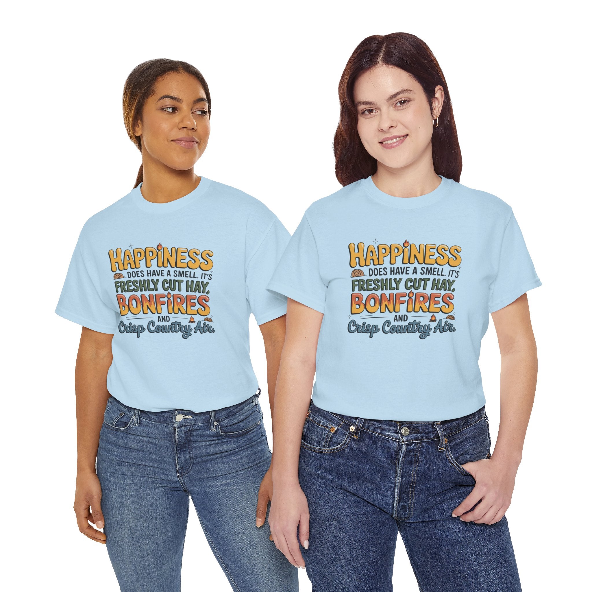 Funny Country Life Graphic T-Shirt — Freshly Cut Hay Farm Life Gift Tee for Women