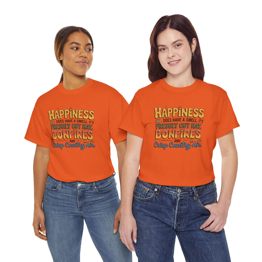 Funny Country Life Graphic T-Shirt — Freshly Cut Hay Farm Life Gift Tee for Women