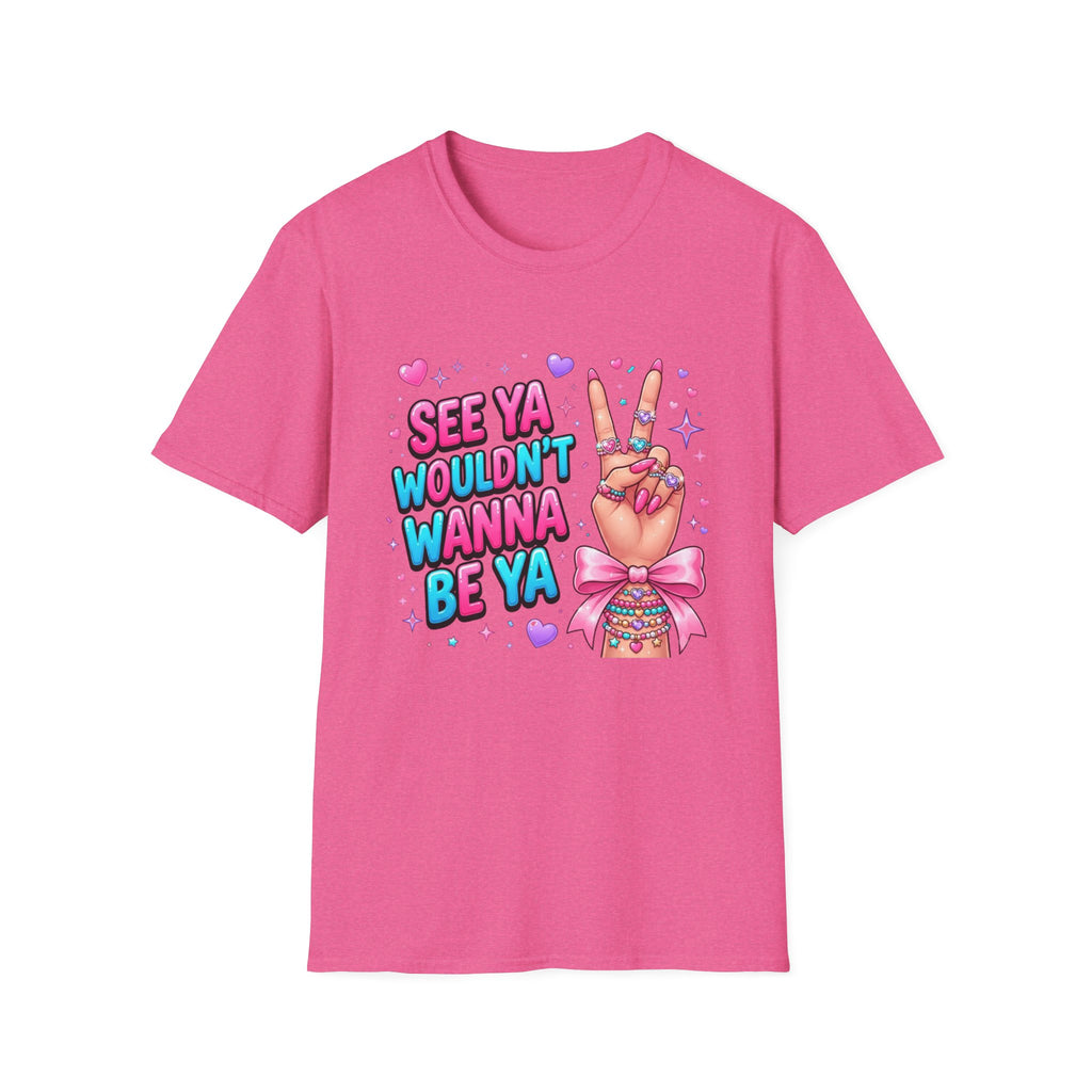 See Ya Wouldn't Wanna Be Ya T-Shirt — Sassy Peace Sign Graphic Tee