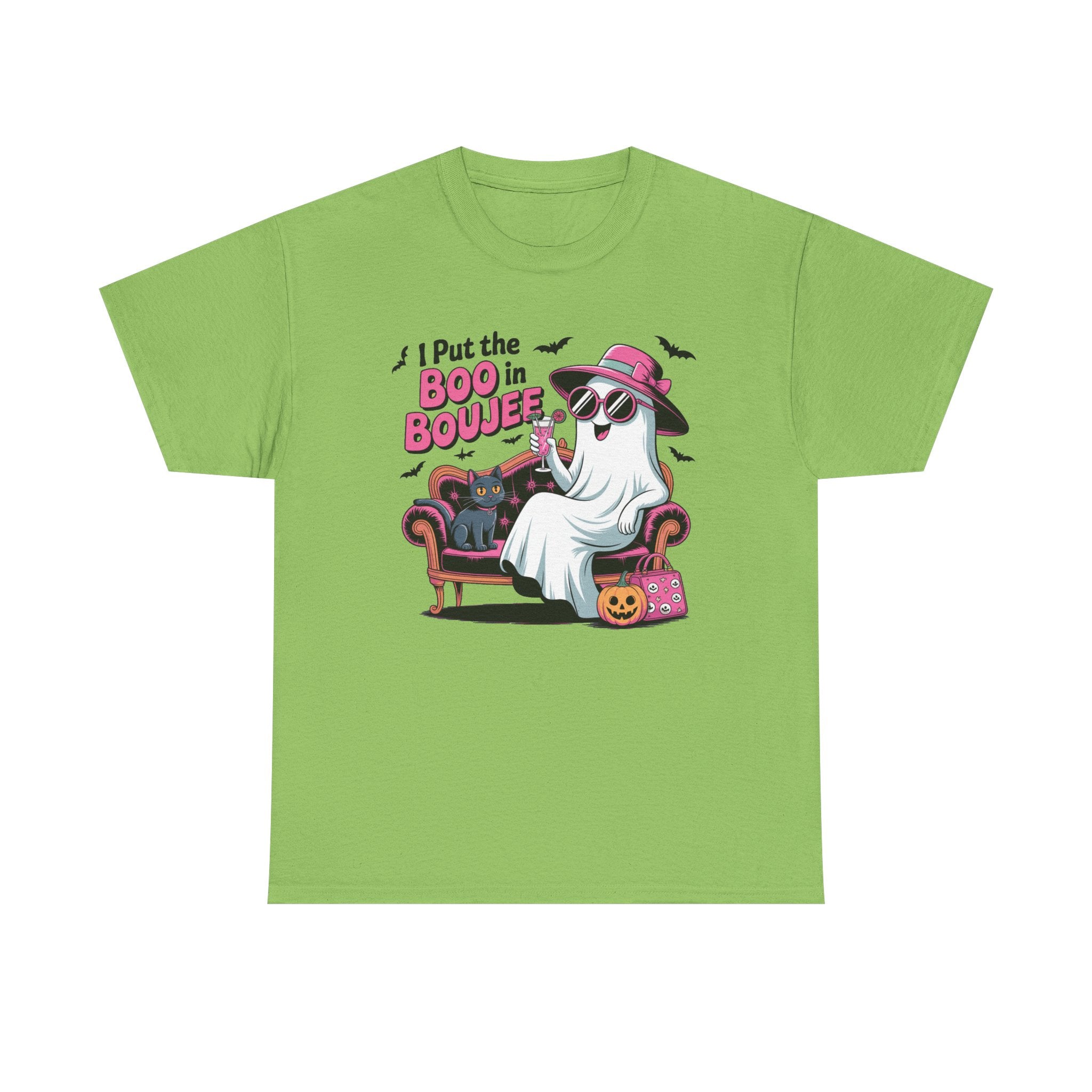 I Put the Boo in Boujee Ghost T-Shirt — Funny Halloween Chic Tee
