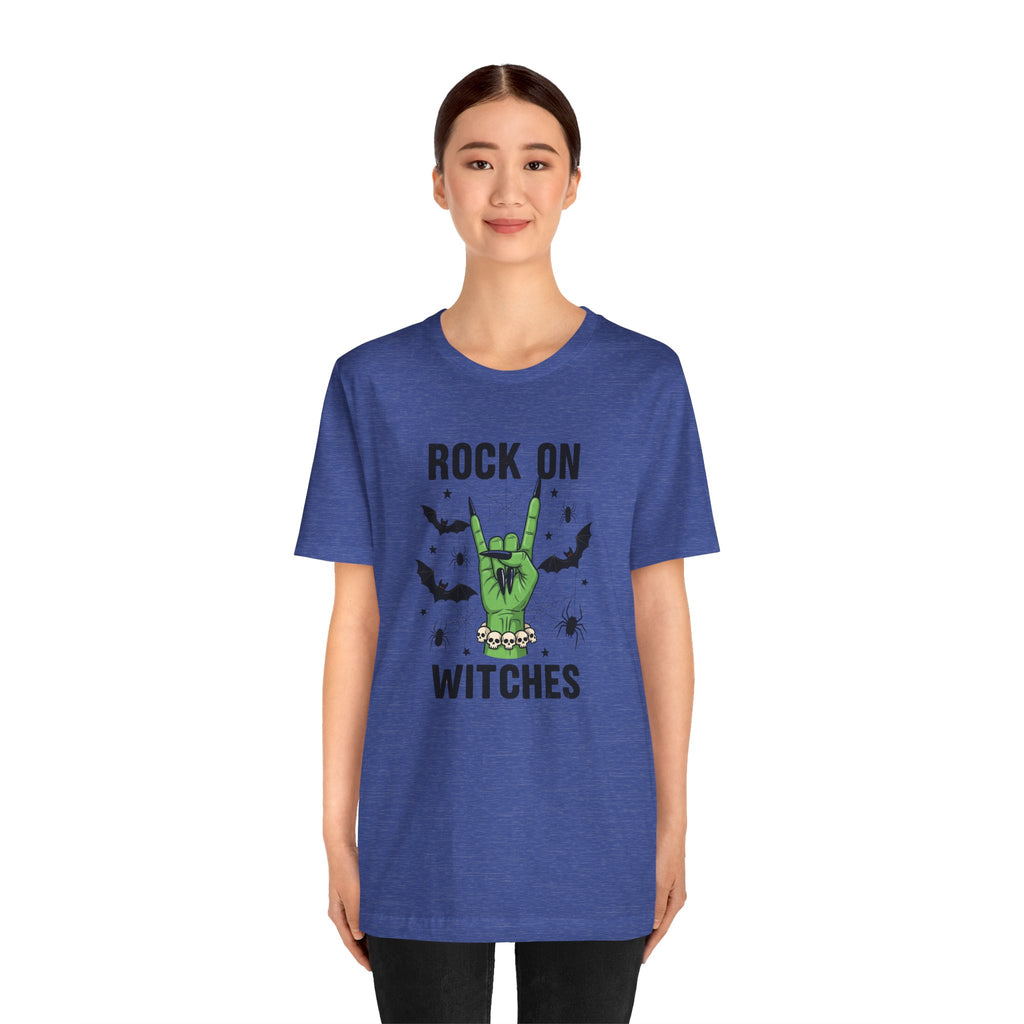 Rock On Witches T-Shirt — Halloween Witch Hand Graphic Tee