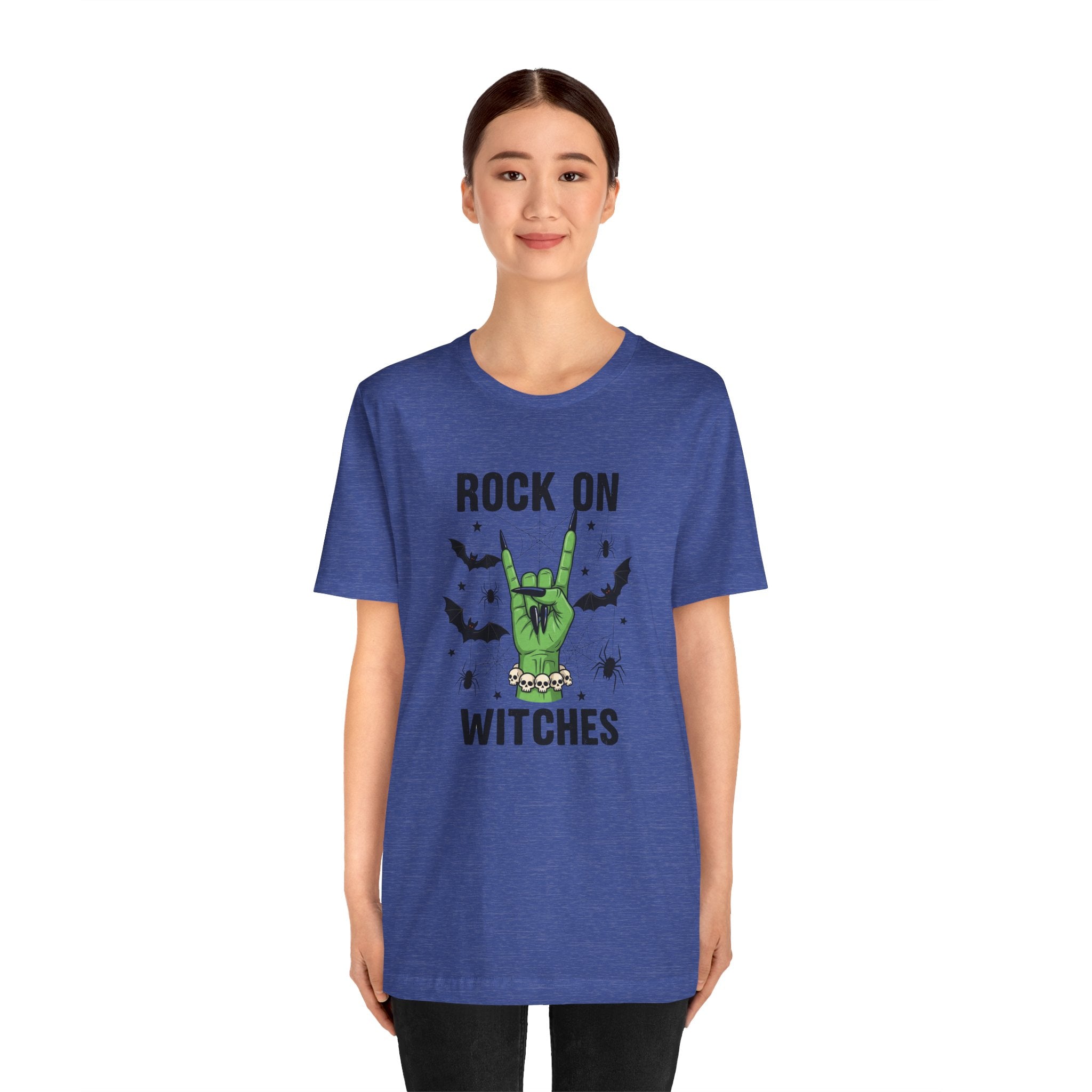Rock On Witches T-Shirt — Halloween Witch Hand Graphic Tee