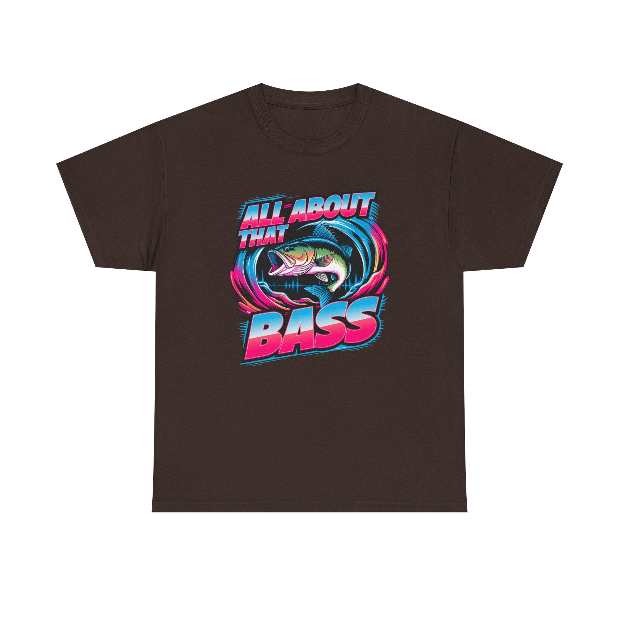 Bass Fishing T-Shirt — "All About That Bass" Retro Graphic Tee