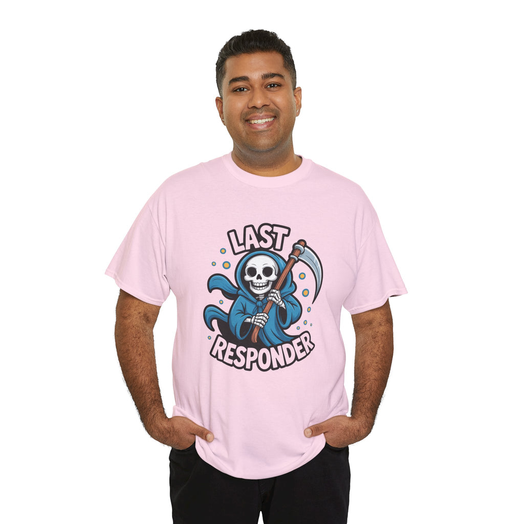 T-Shirt — "Last Responder" Grim Reaper Graphic Tee