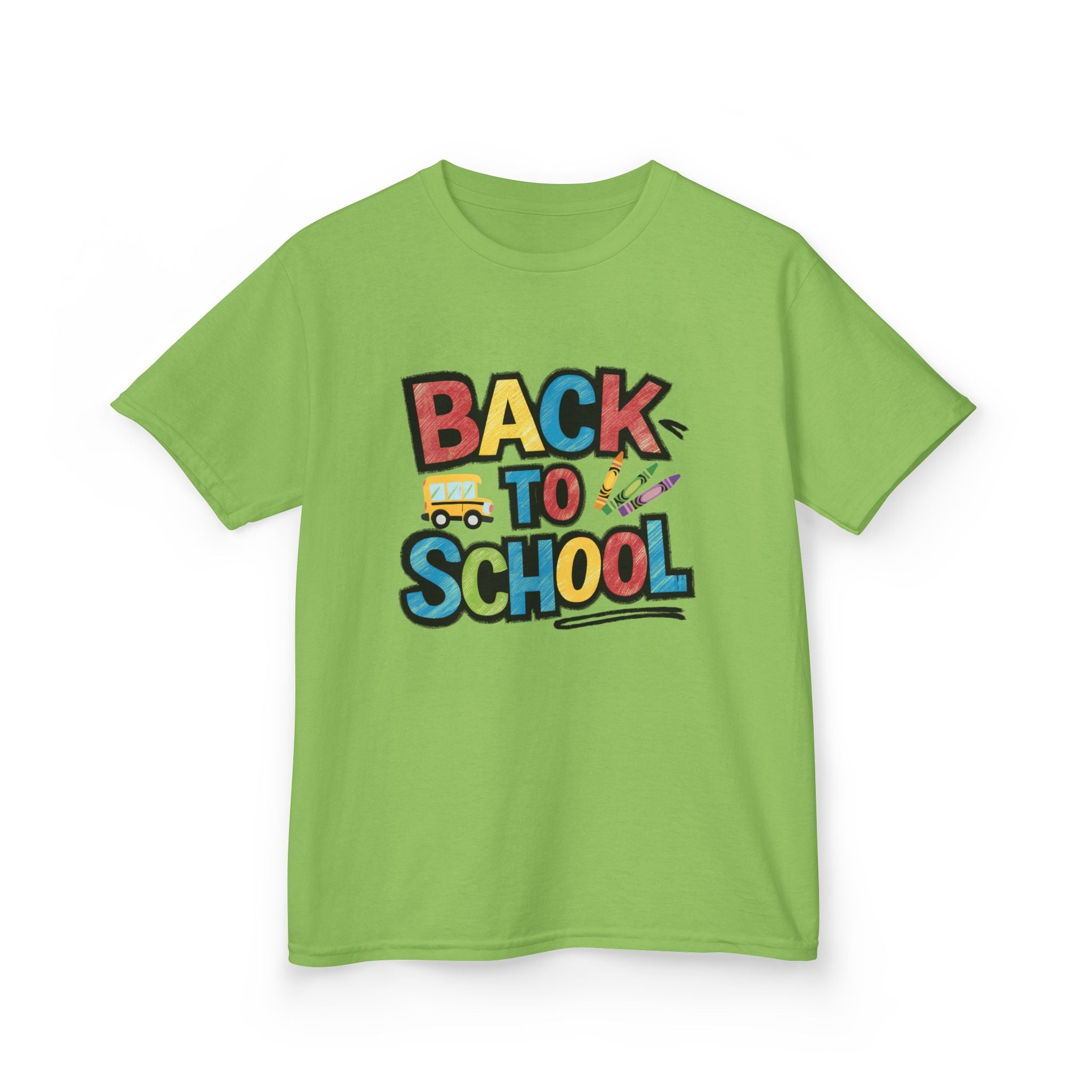 Back to School Kids T-Shirt — Colorful Retro School Design