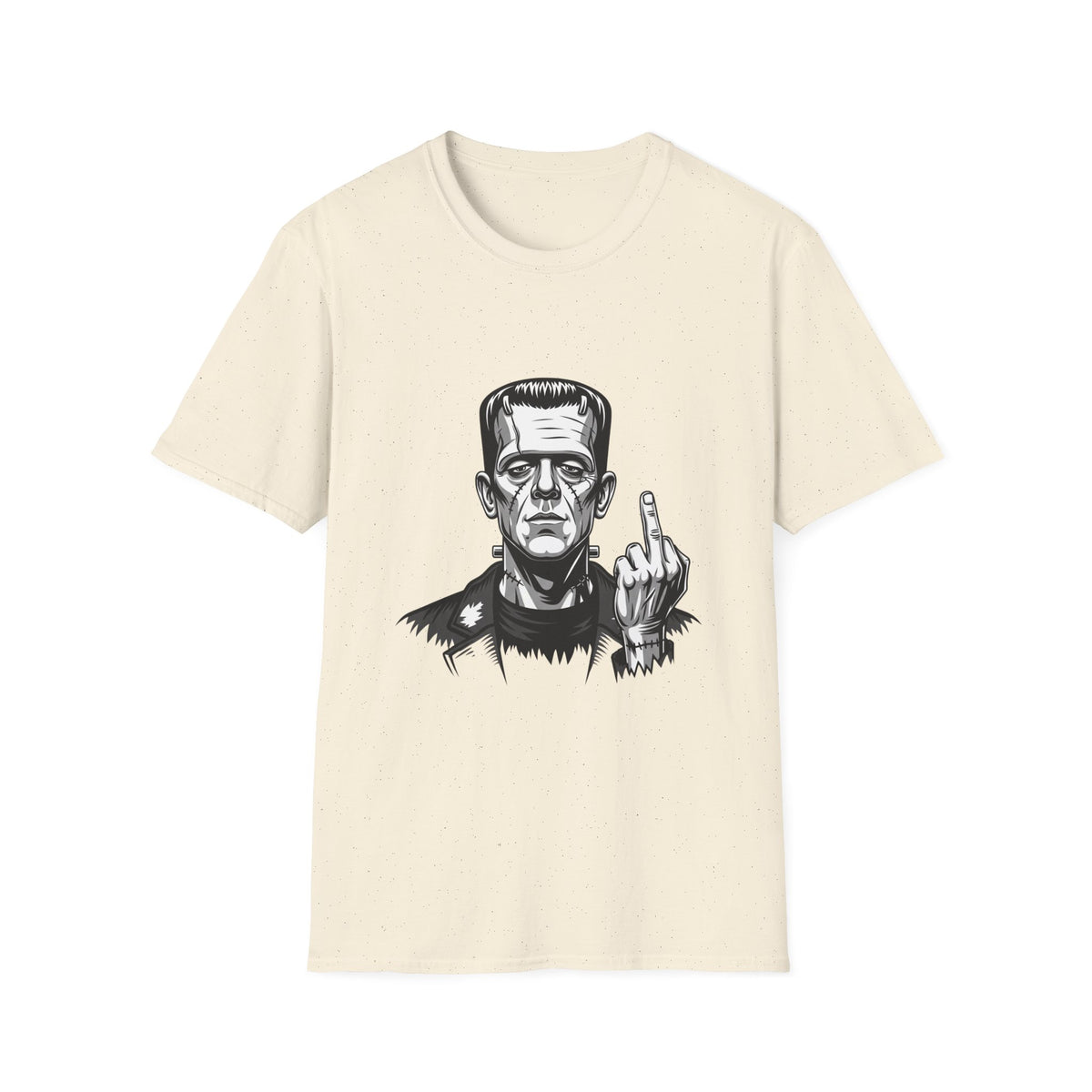 Frankenstein Middle Finger T-Shirt — Funny Gothic Monster Tee