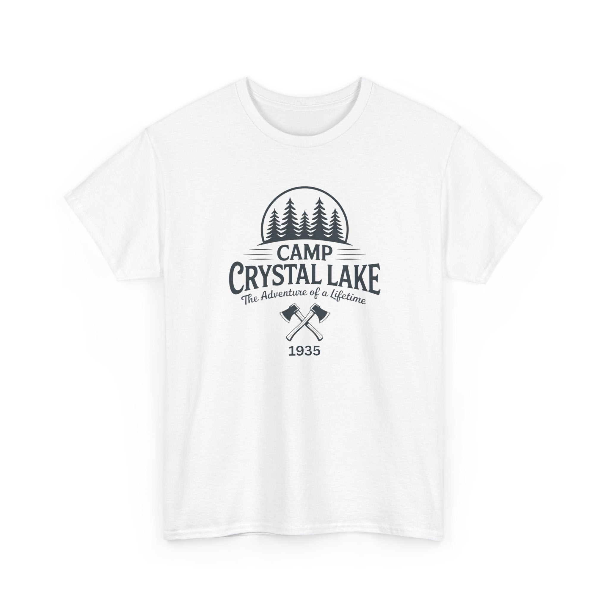 Camp Crystal Lake Tee — Vintage Outdoor Camping Shirt ("Camp Crystal Lake")