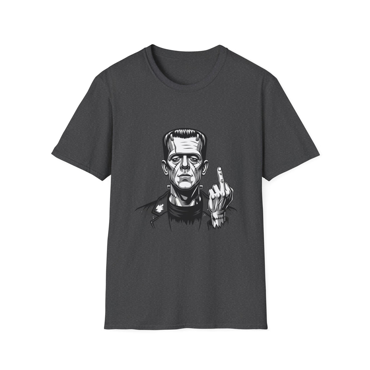 Frankenstein Middle Finger T-Shirt — Funny Gothic Monster Tee