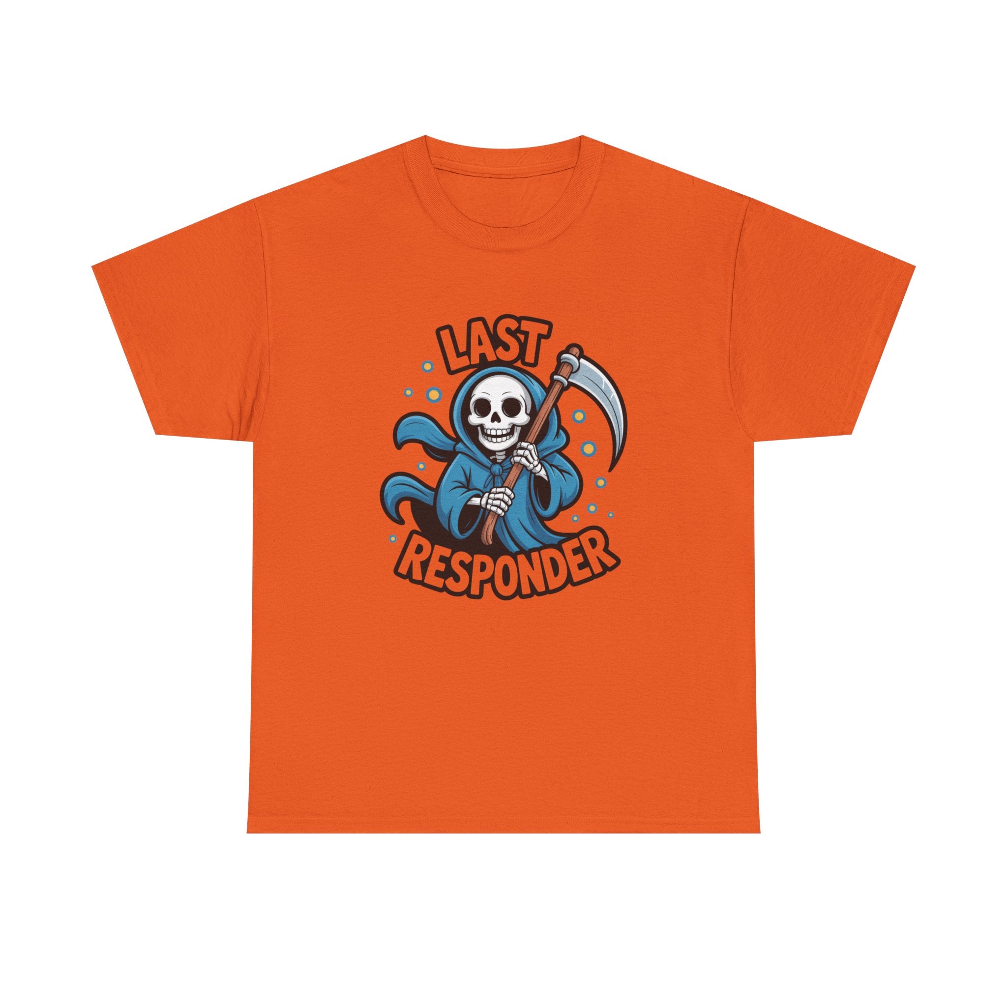 T-Shirt — "Last Responder" Grim Reaper Graphic Tee