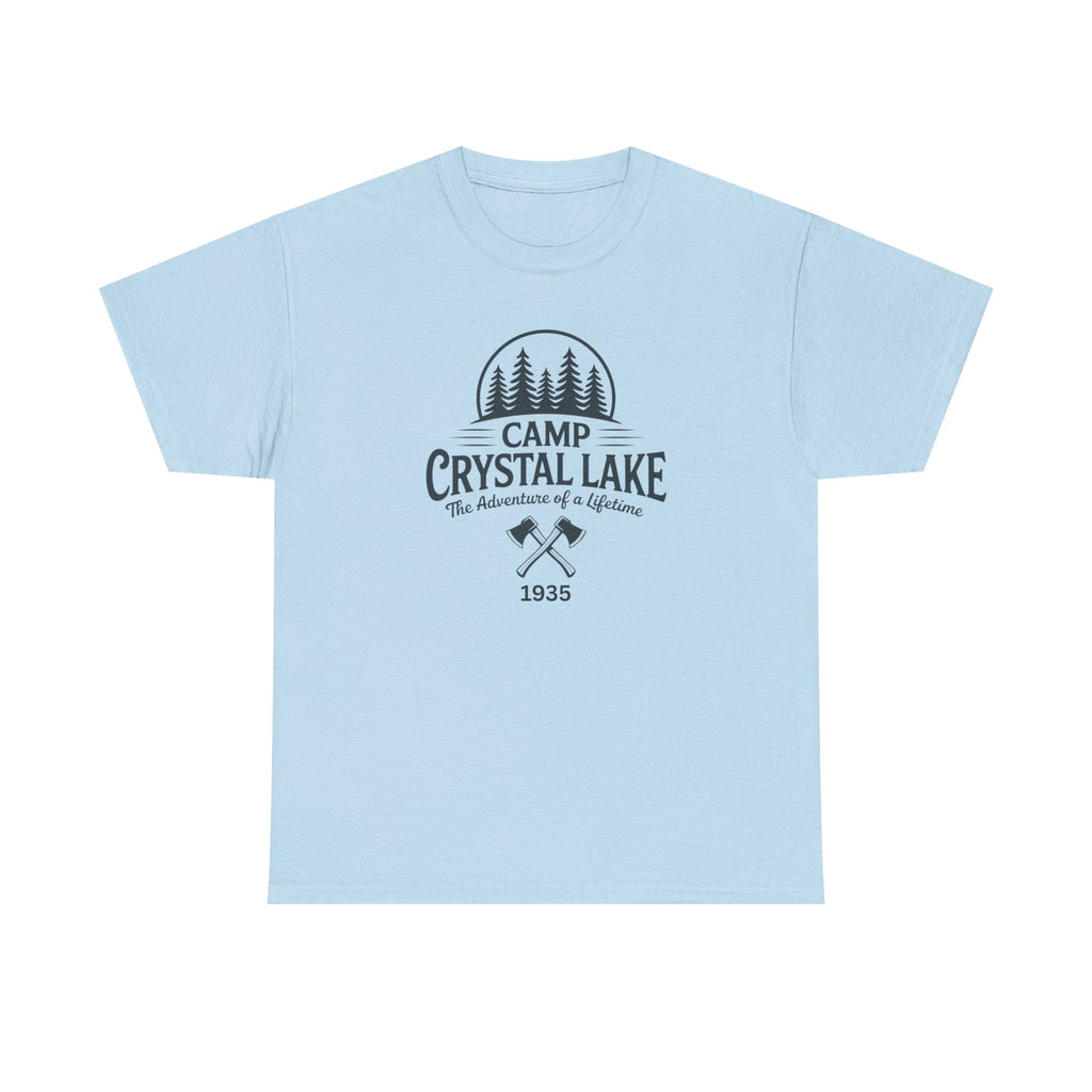 Camp Crystal Lake Tee — Vintage Outdoor Camping Shirt ("Camp Crystal Lake")