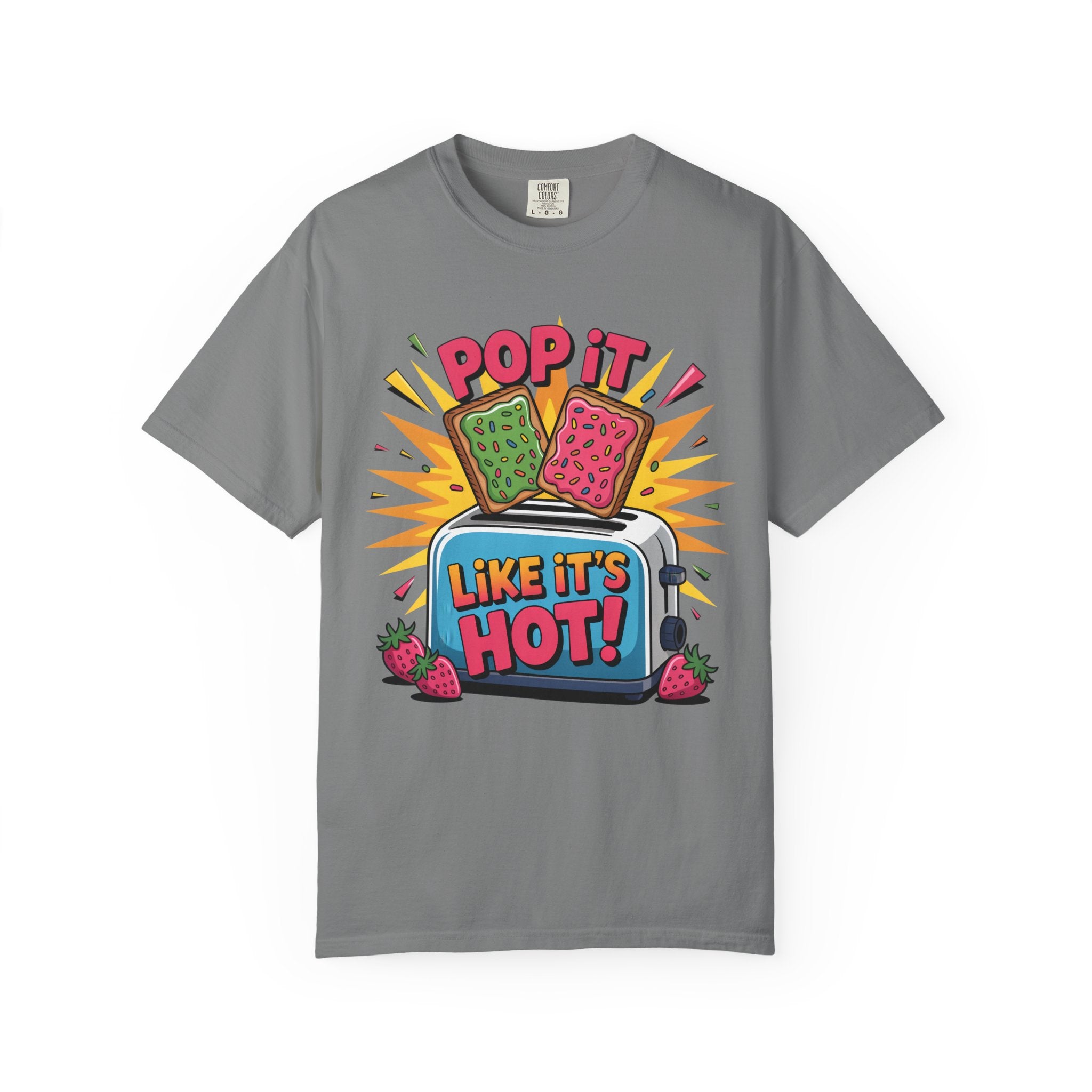 Funny Graphic T-Shirt — Pop It Like It's Hot Humor Gift Tee for Women
