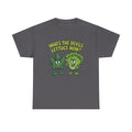 Funny Weed Humor Graphic T-Shirt — Who's the Devil's Lettuce Now Gift Tee for Men Women