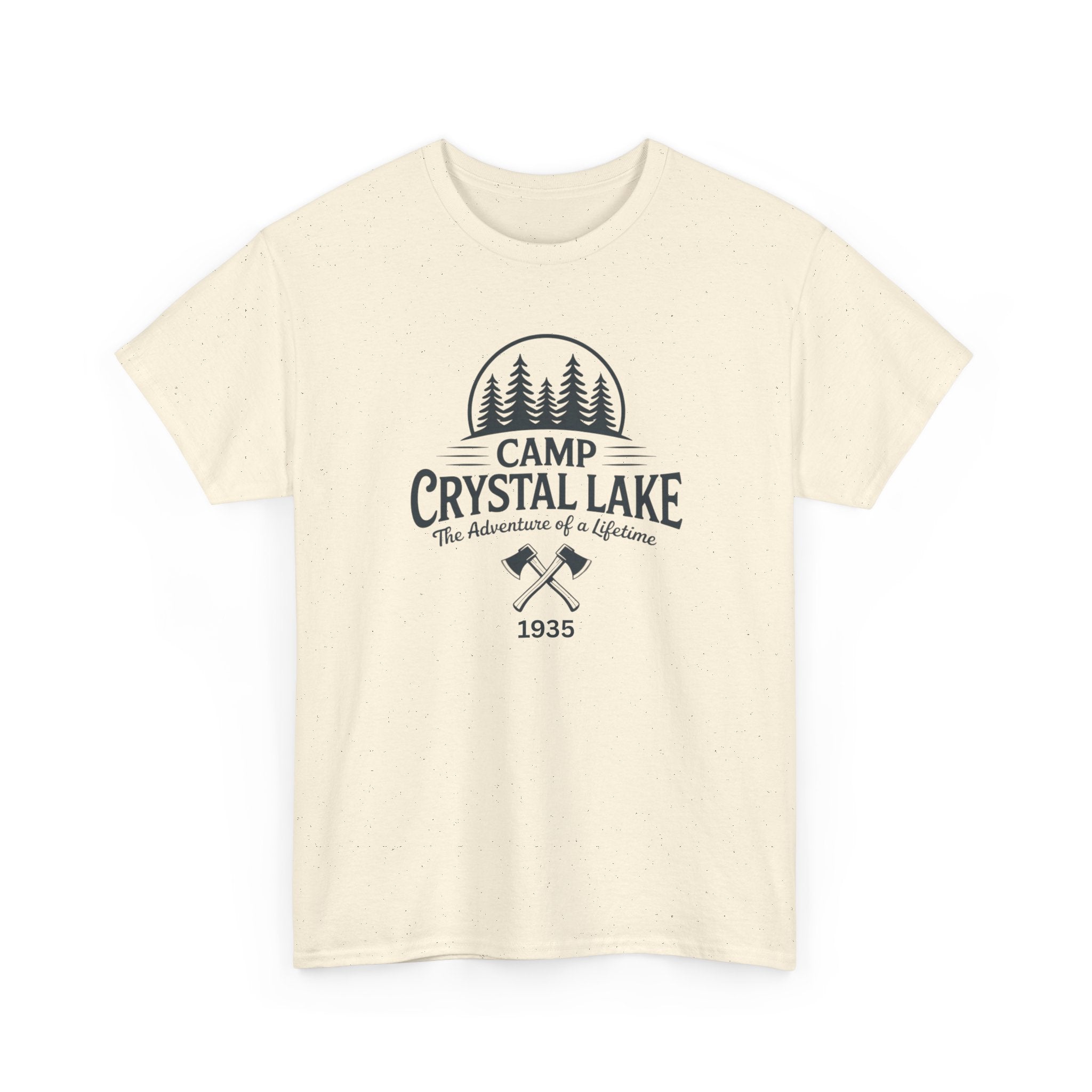 Camp Crystal Lake Tee — Vintage Outdoor Camping Shirt ("Camp Crystal Lake")
