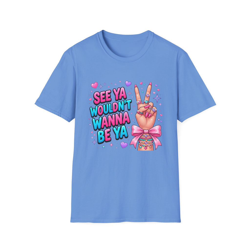 See Ya Wouldn't Wanna Be Ya T-Shirt — Sassy Peace Sign Graphic Tee