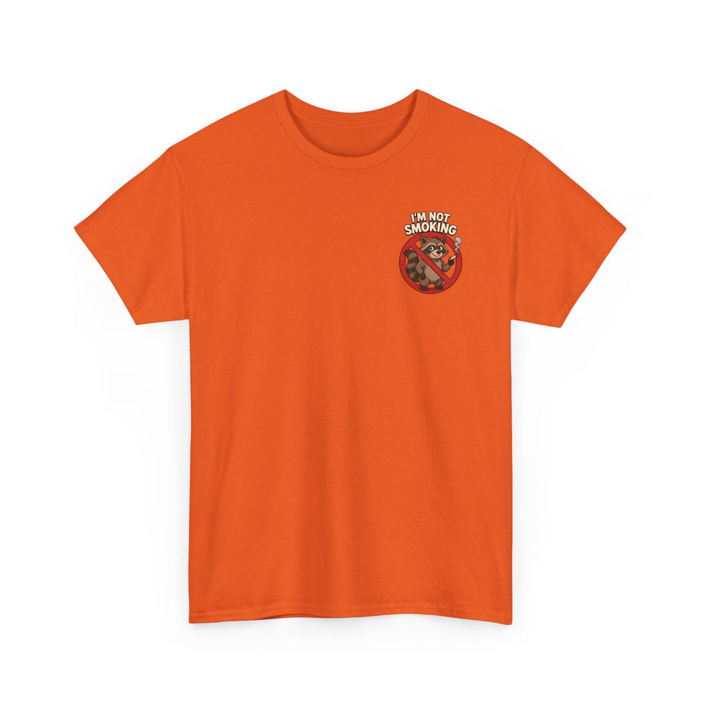 Graphic Tee — "What Are You Looking At?" Raccoon Illustration T-Shirt