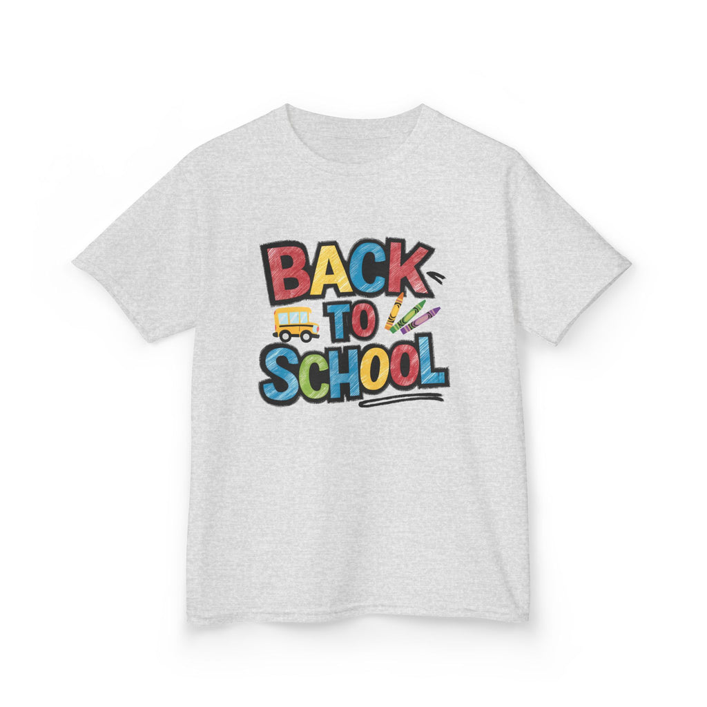 Back to School Kids T-Shirt — Colorful Retro School Design