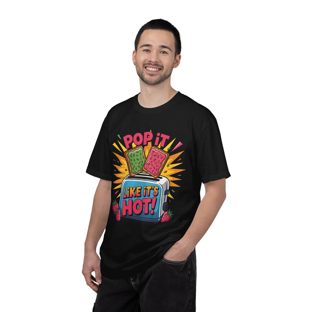 Funny Graphic T-Shirt — Pop It Like It's Hot Humor Gift Tee for Women