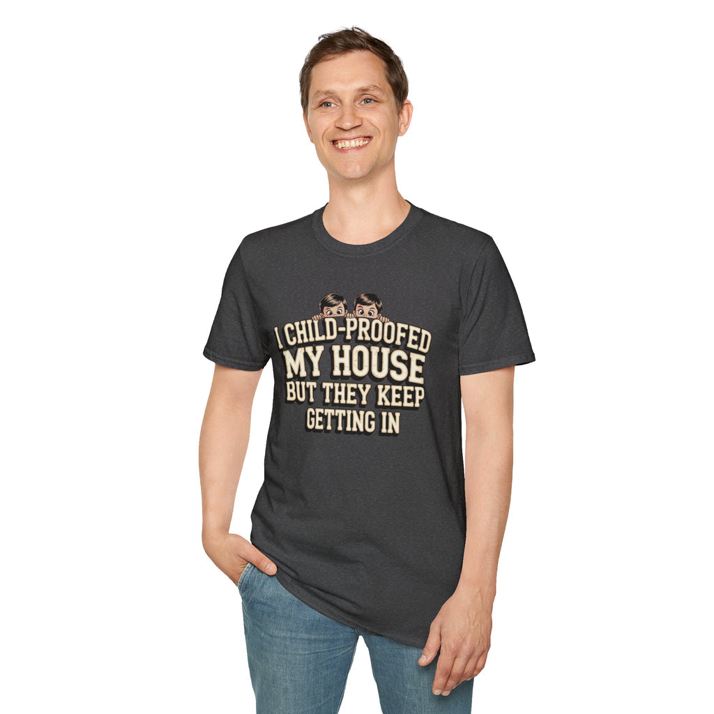 Funny Mom T-Shirt — I Child-Proofed My House Parenting Humor Gift Tee for Moms