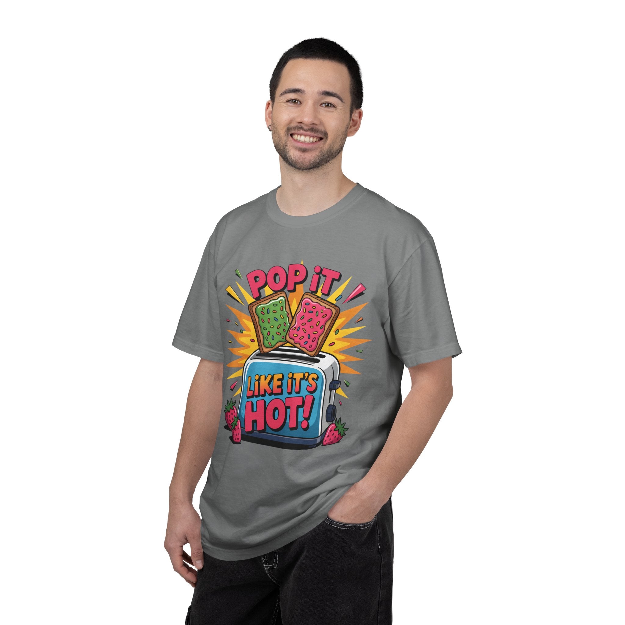 Funny Graphic T-Shirt — Pop It Like It's Hot Humor Gift Tee for Women