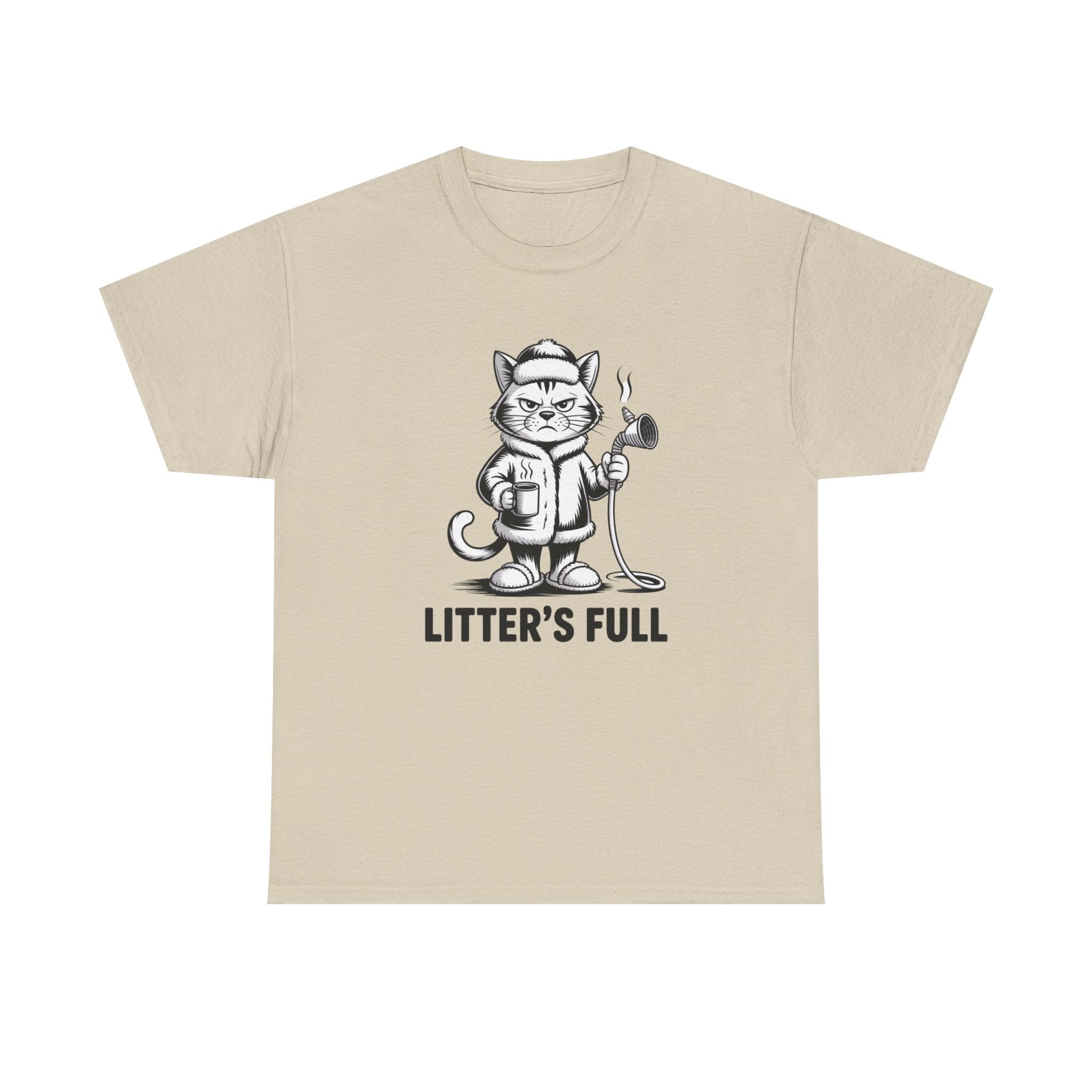 Cat Litter's Full Tee — Funny Cat Graphic T-Shirt