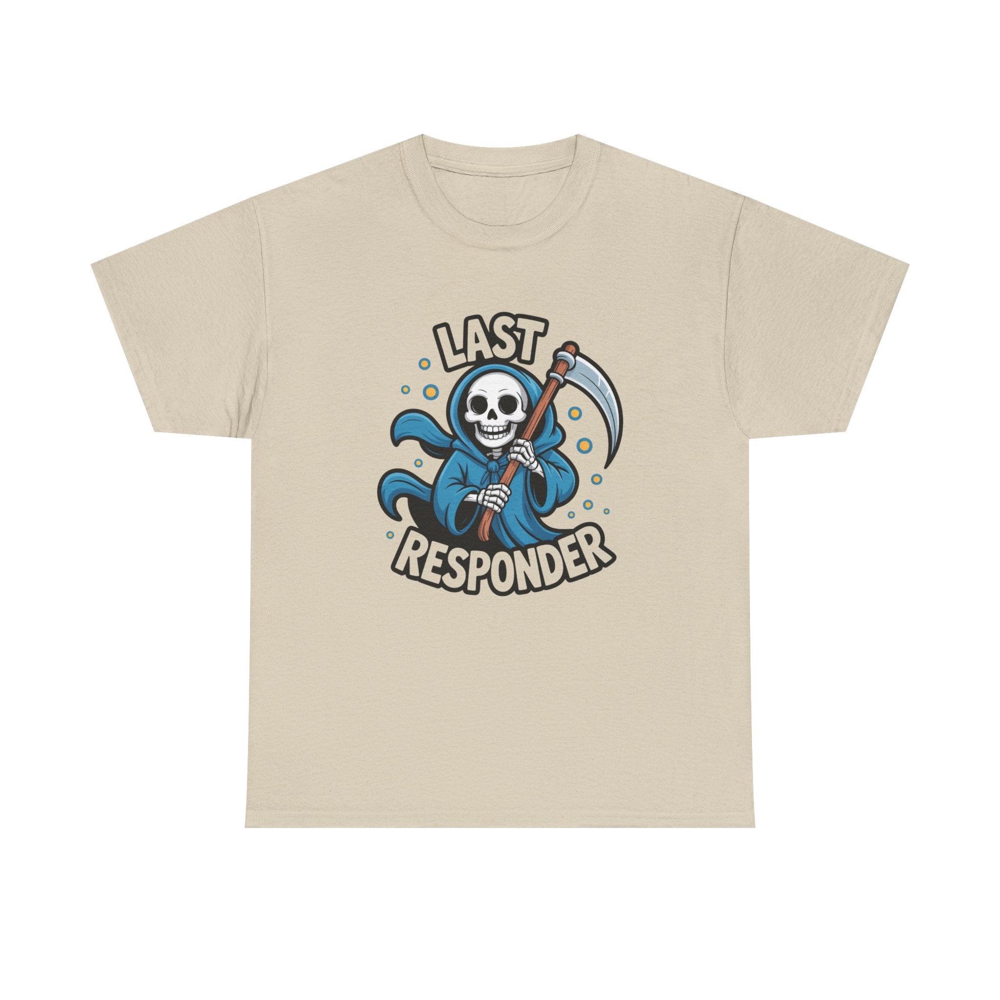 T-Shirt — "Last Responder" Grim Reaper Graphic Tee