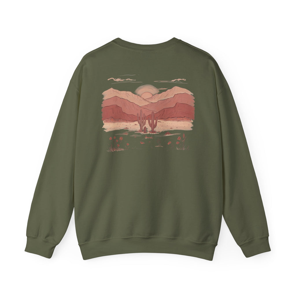 Desert Sunset Crewneck Sweatshirt