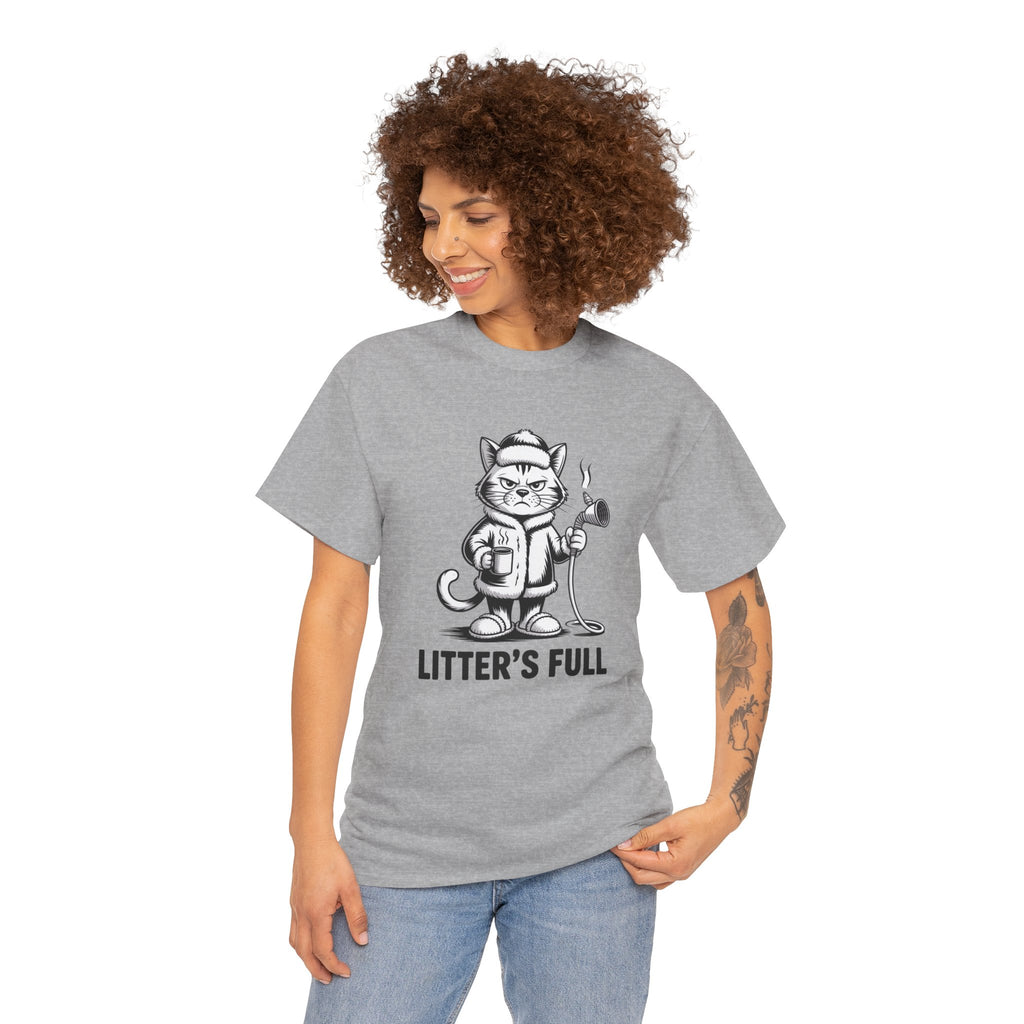Cat Litter's Full Tee — Funny Cat Graphic T-Shirt