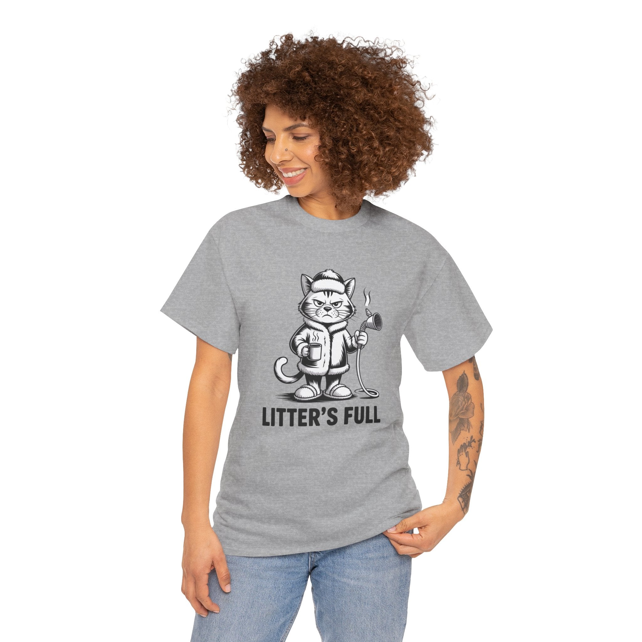 Cat Litter's Full Tee — Funny Cat Graphic T-Shirt
