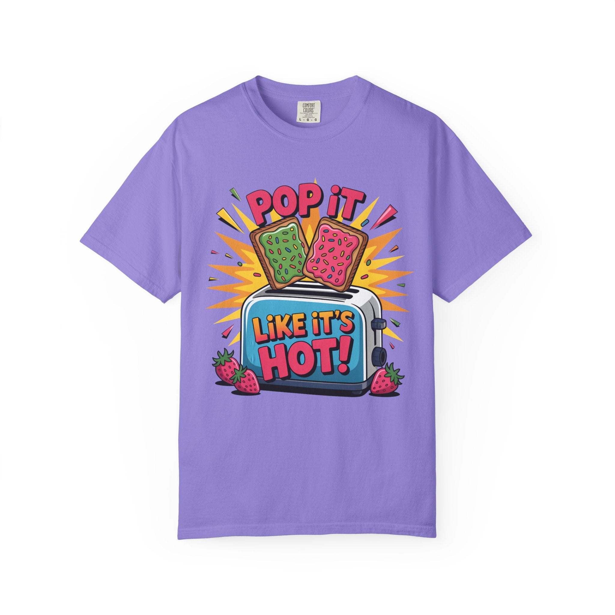 Funny Graphic T-Shirt — Pop It Like It's Hot Humor Gift Tee for Women