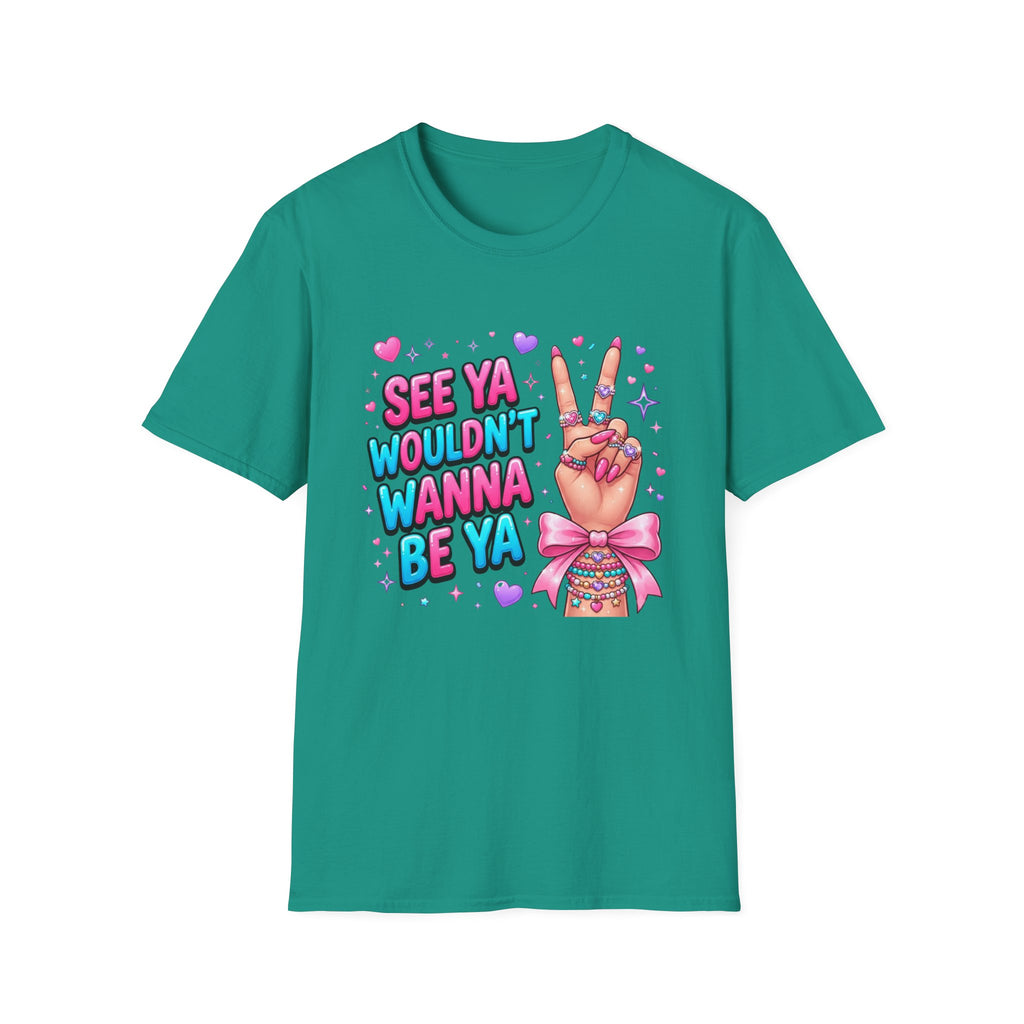 See Ya Wouldn't Wanna Be Ya T-Shirt — Sassy Peace Sign Graphic Tee