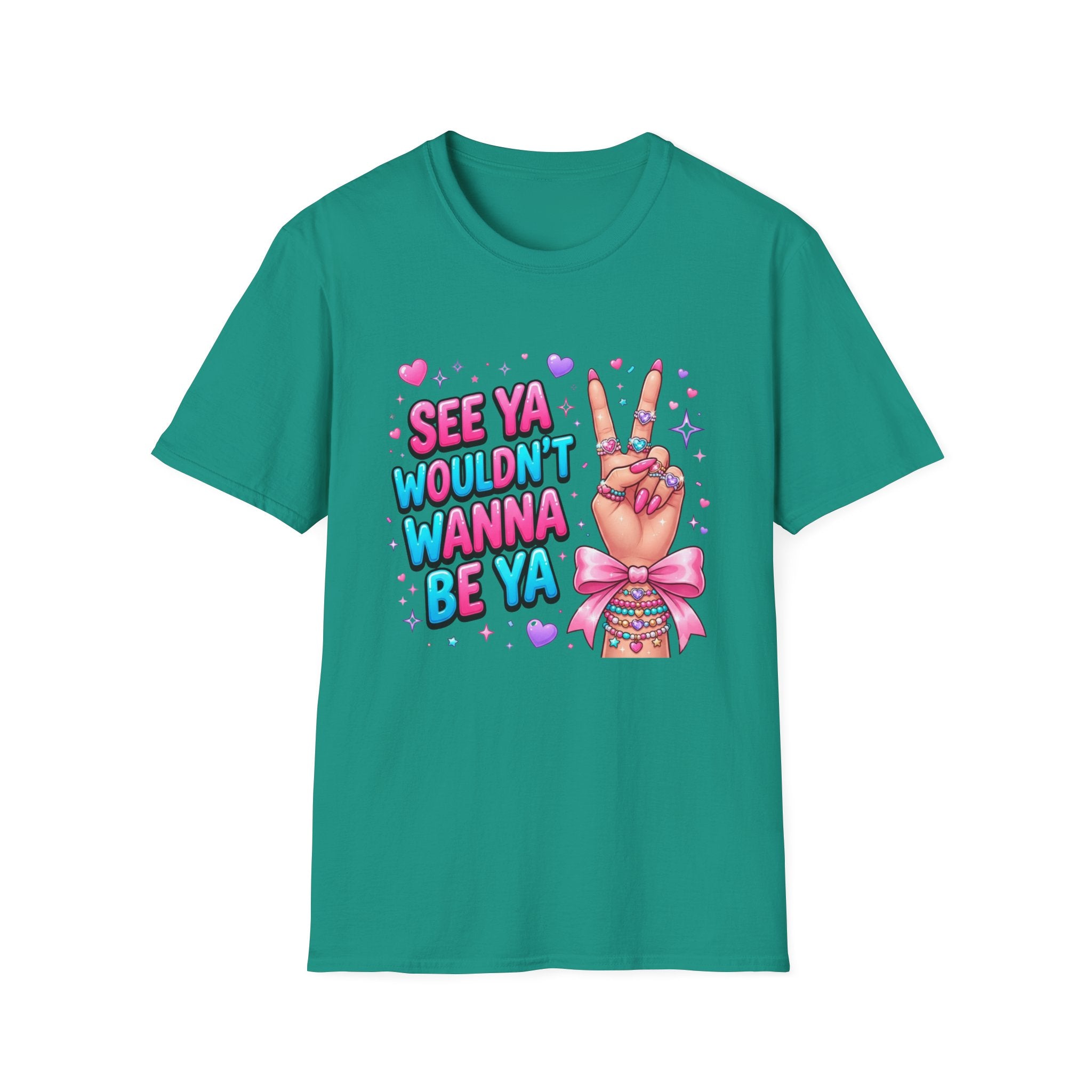 See Ya Wouldn't Wanna Be Ya T-Shirt — Sassy Peace Sign Graphic Tee