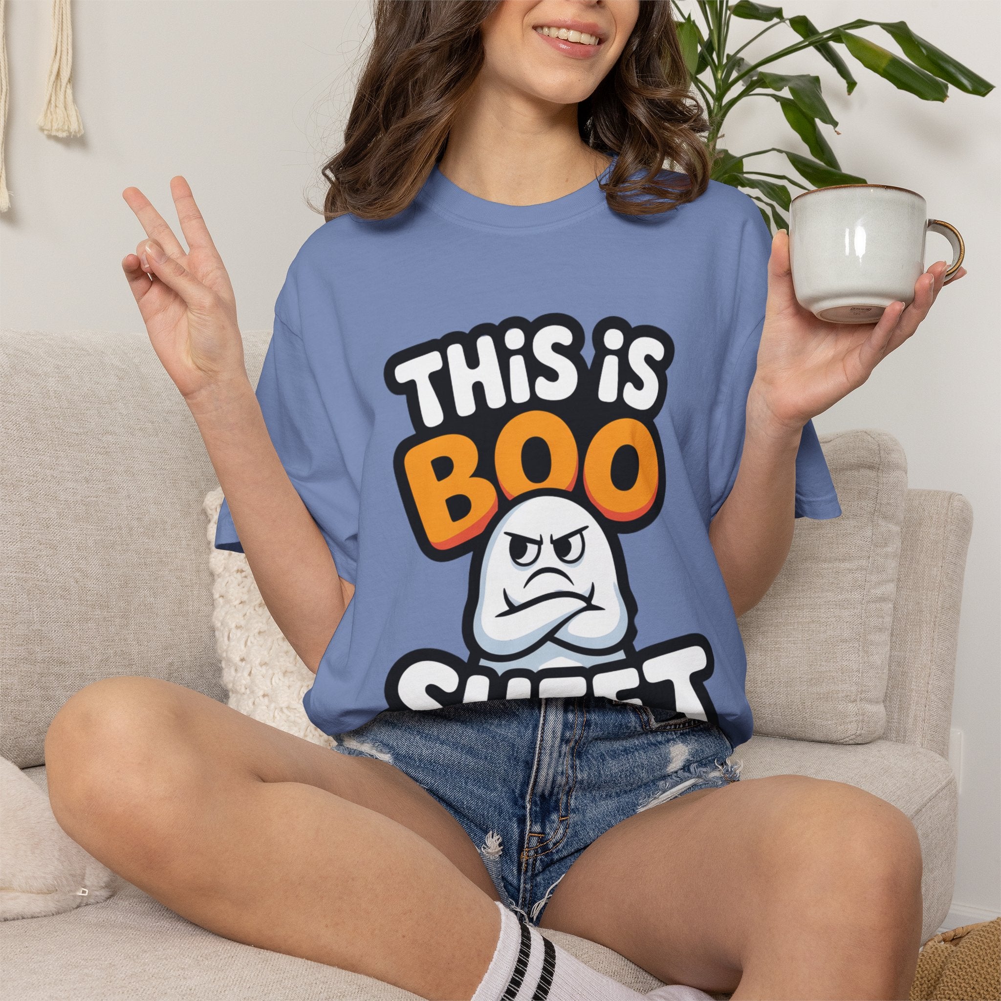 This Is Boo Sheet T-Shirt — Funny Halloween Ghost Tee