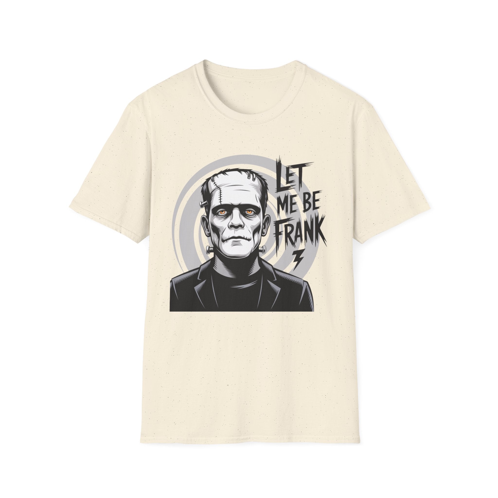 Frankenstein Monster Graphic T-Shirt — "Let Me Be Frank" Halloween Tee