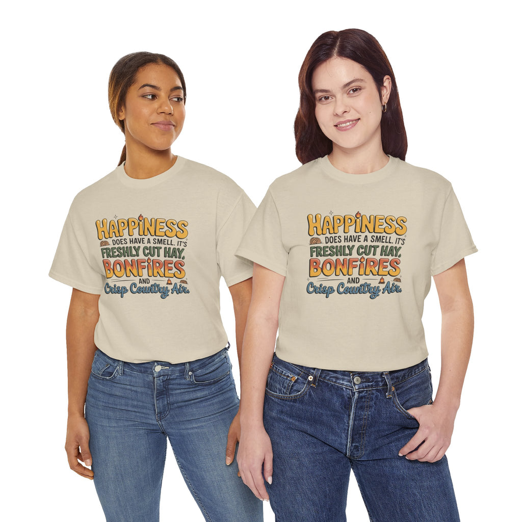 Funny Country Life Graphic T-Shirt — Freshly Cut Hay Farm Life Gift Tee for Women