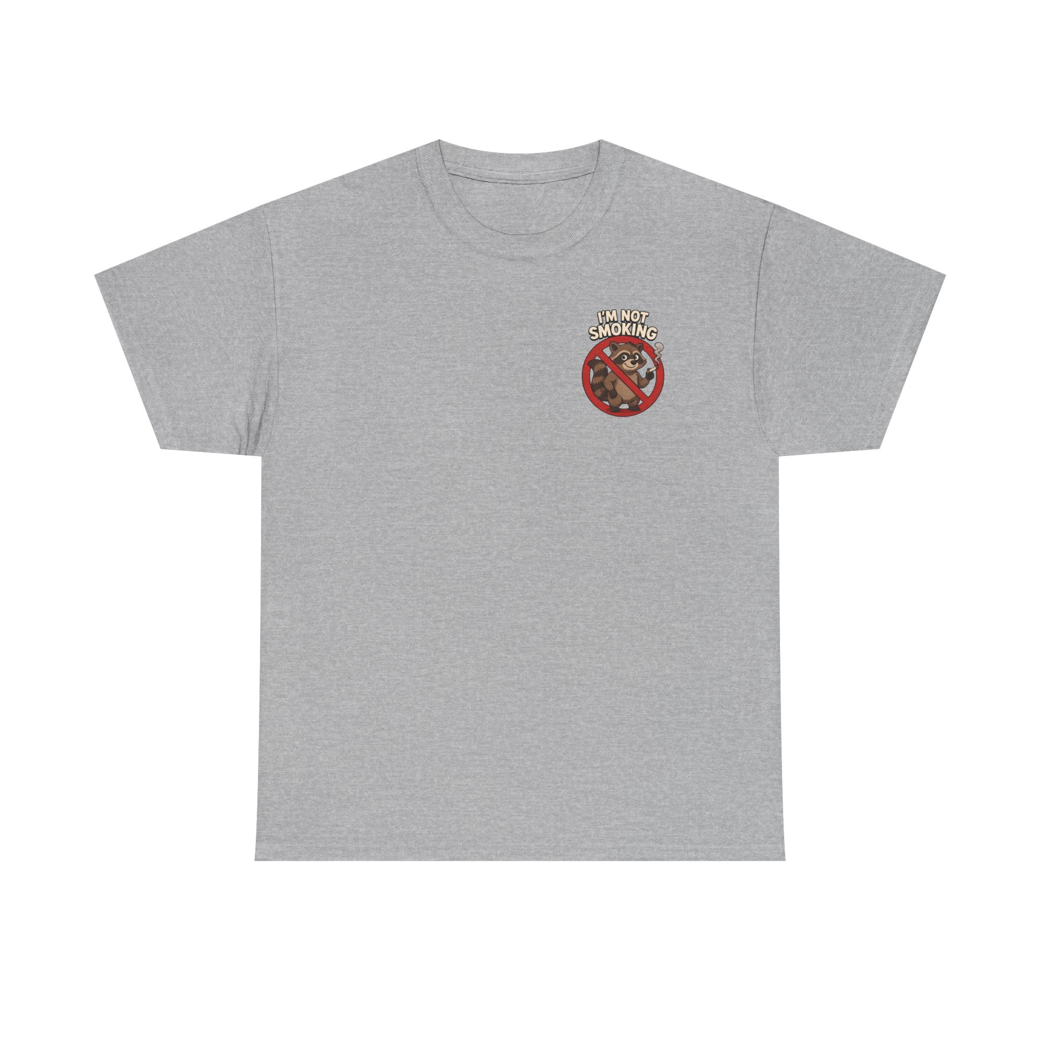 Graphic Tee — "What Are You Looking At?" Raccoon Illustration T-Shirt