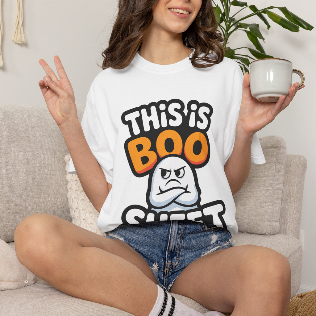 This Is Boo Sheet T-Shirt — Funny Halloween Ghost Tee