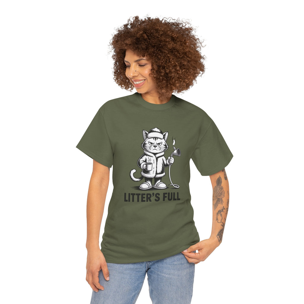 Cat Litter's Full Tee — Funny Cat Graphic T-Shirt
