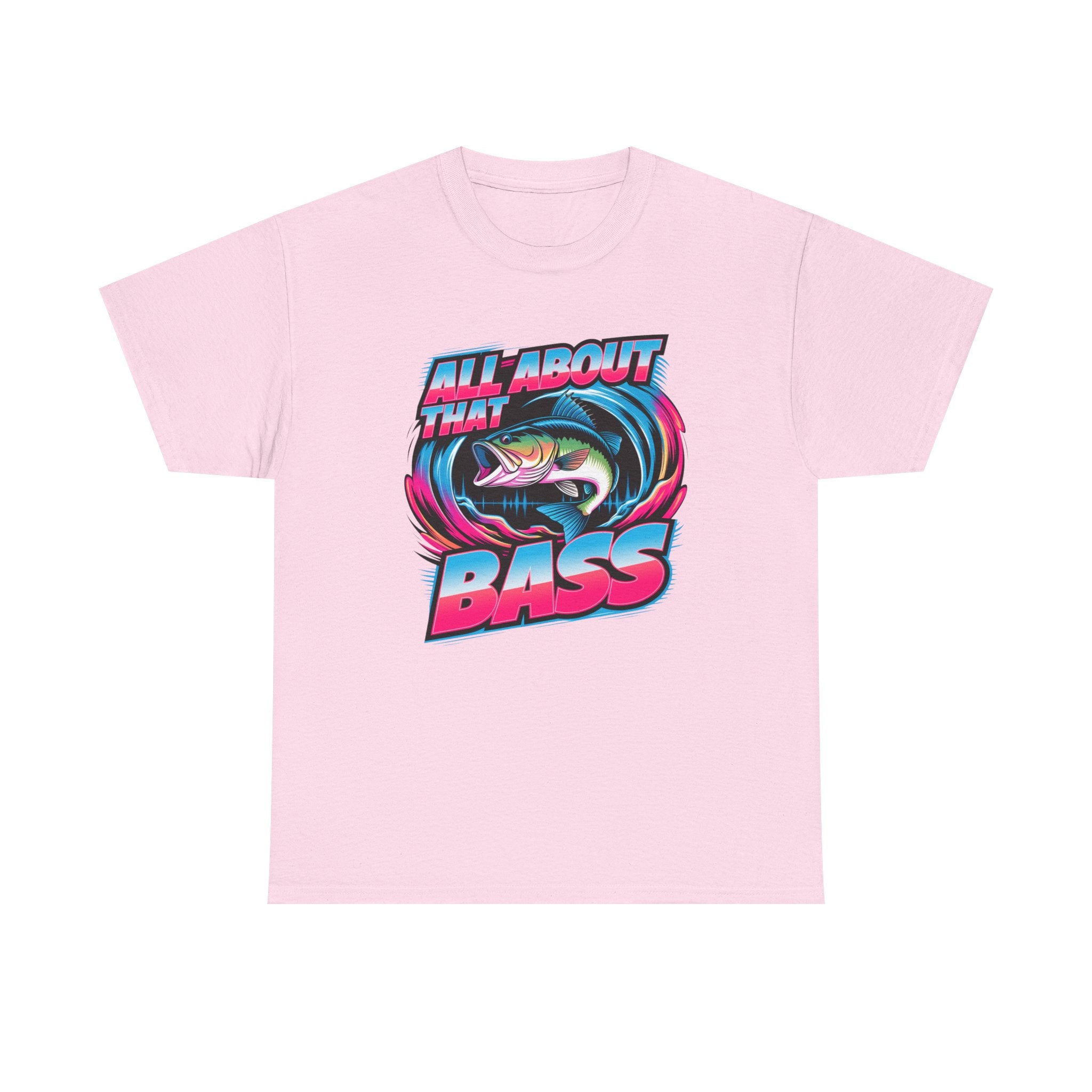 Bass Fishing T-Shirt — "All About That Bass" Retro Graphic Tee