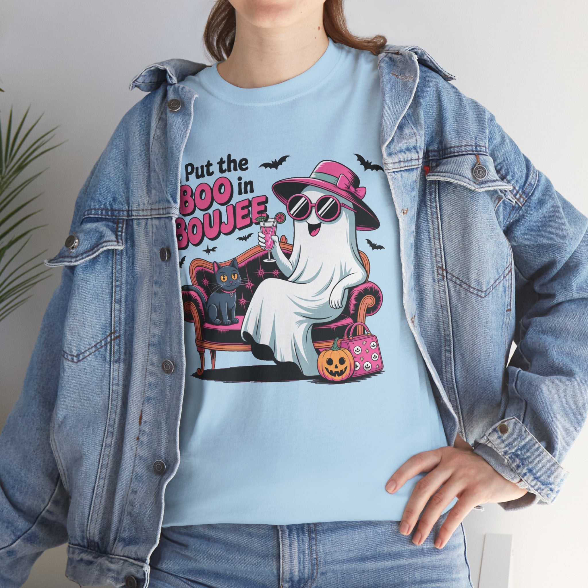 I Put the Boo in Boujee Ghost T-Shirt — Funny Halloween Chic Tee