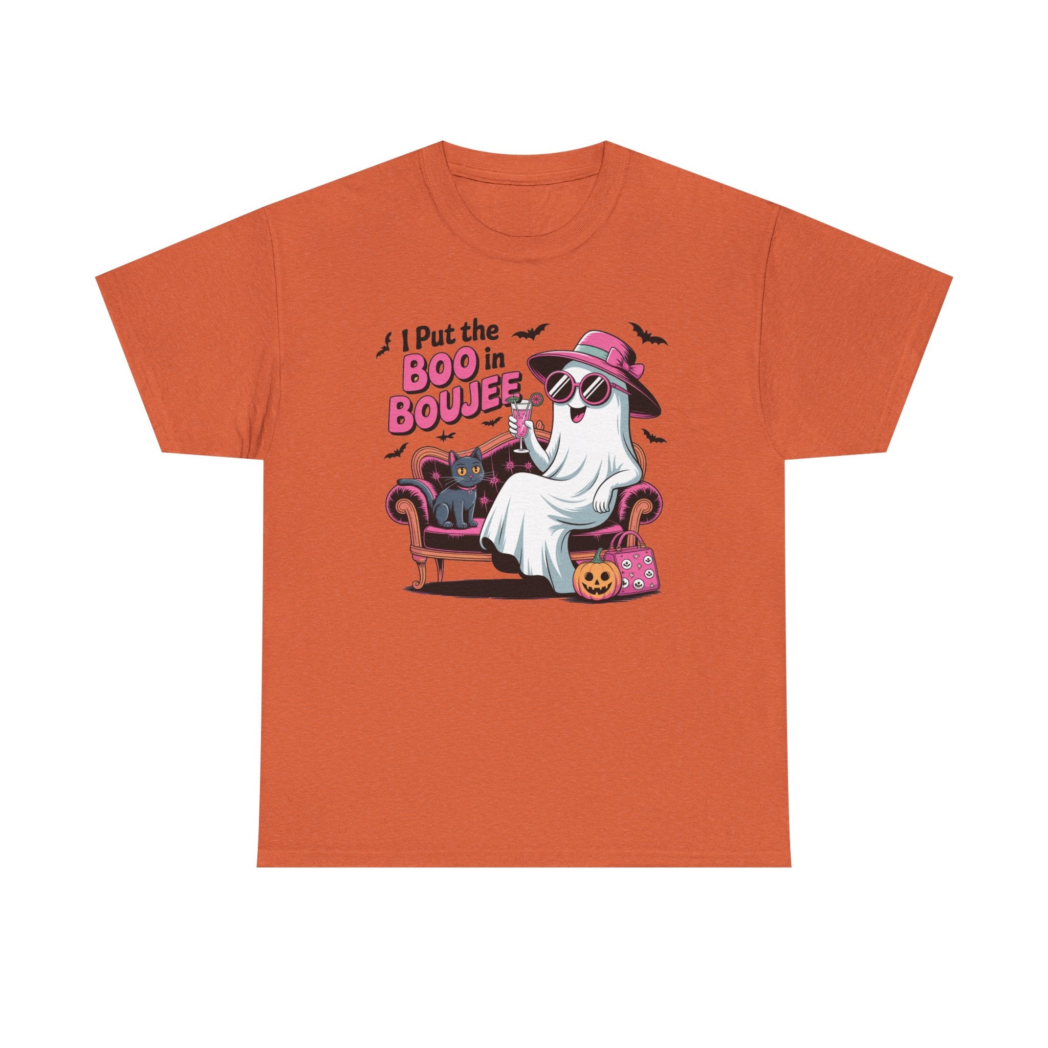 I Put the Boo in Boujee Ghost T-Shirt — Funny Halloween Chic Tee