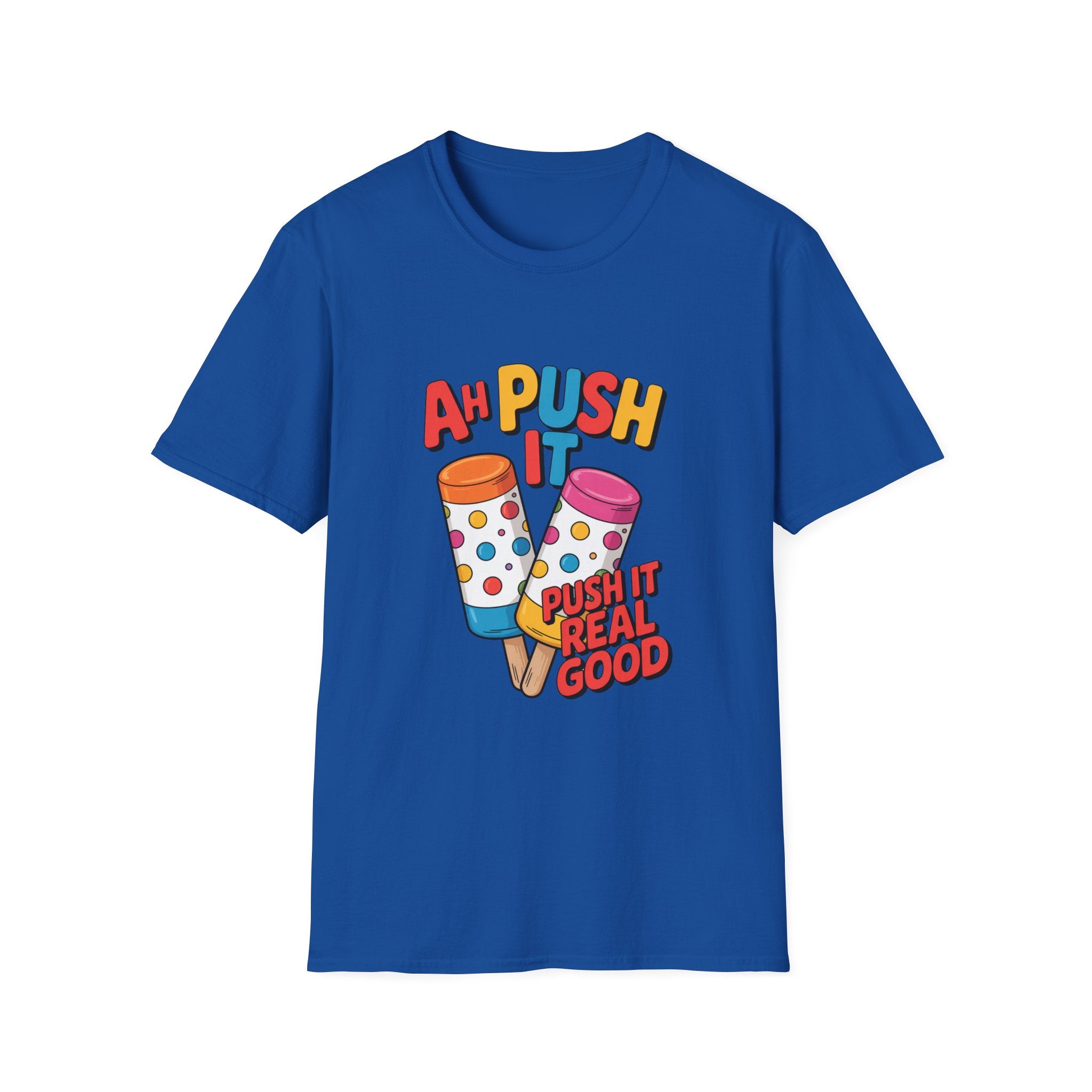 T-Shirt — “Ah Push It” Ice Cream Graphic Tee