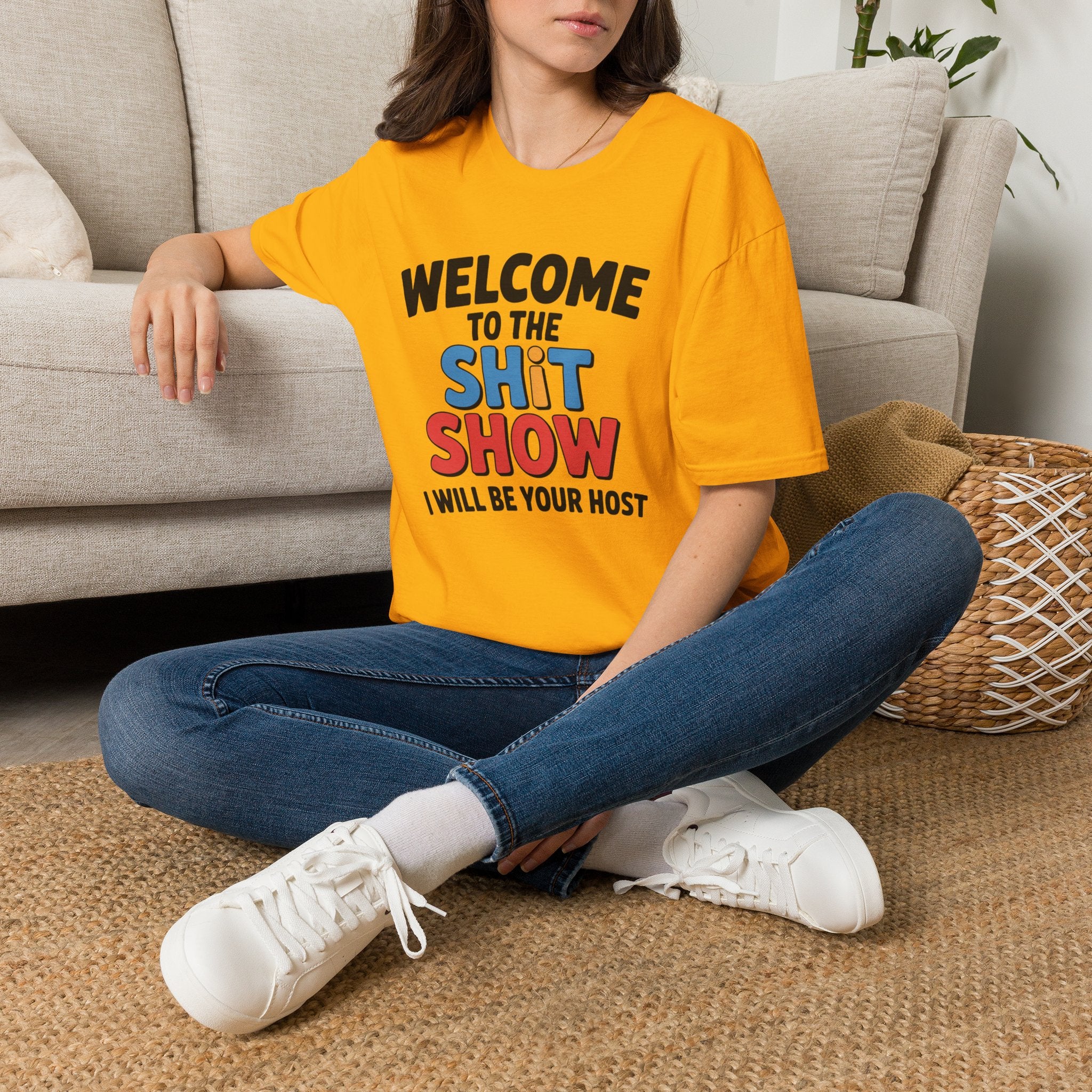 Welcome to the Shitshow T-Shirt — Funny Graphic Tee, I’ll Be Your Host