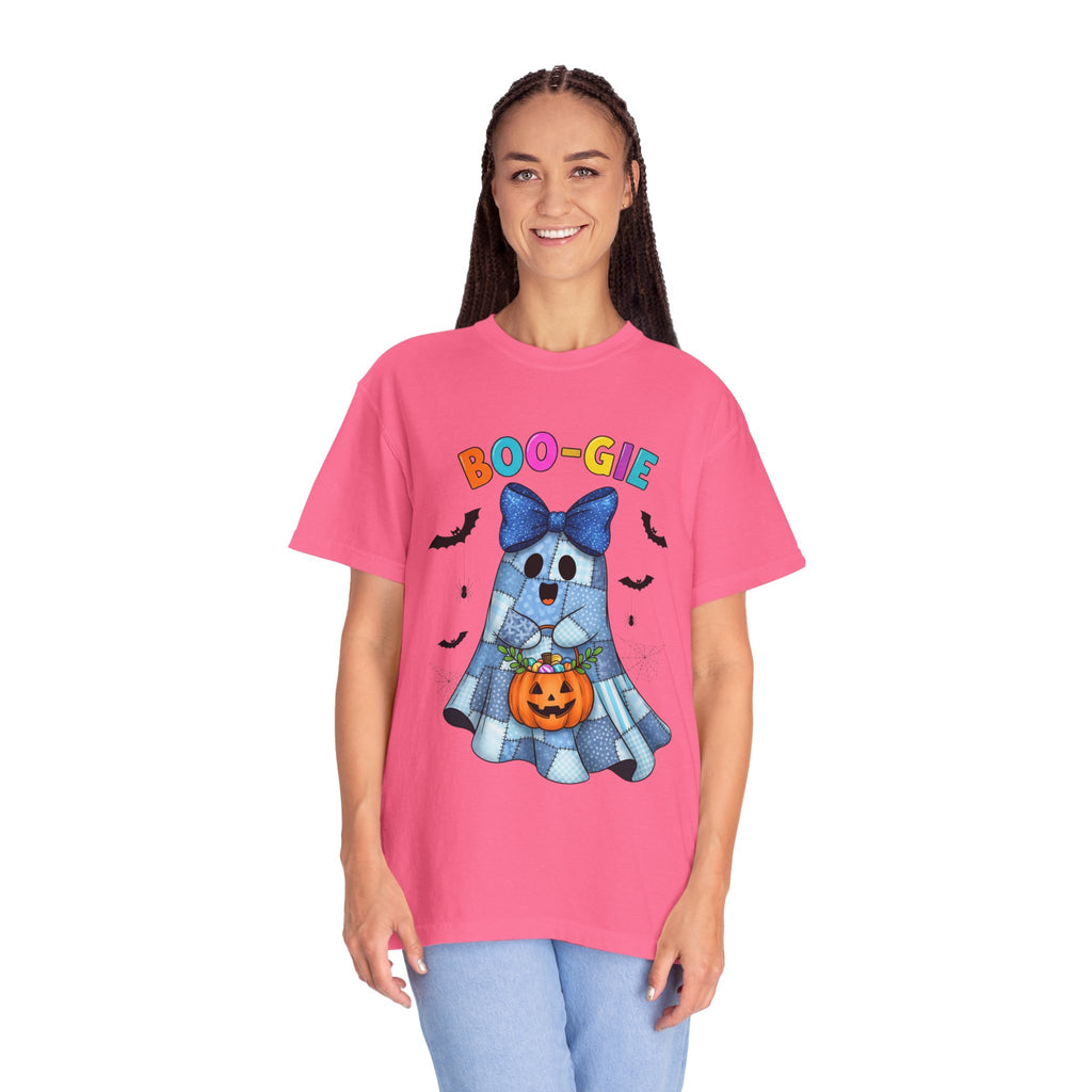 Boo-gie Ghost Halloween T-Shirt — Cute Trick-or-Treat Pumpkin Design
