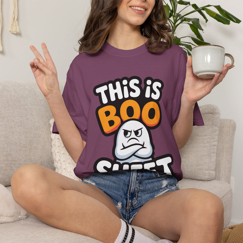 This Is Boo Sheet T-Shirt — Funny Halloween Ghost Tee