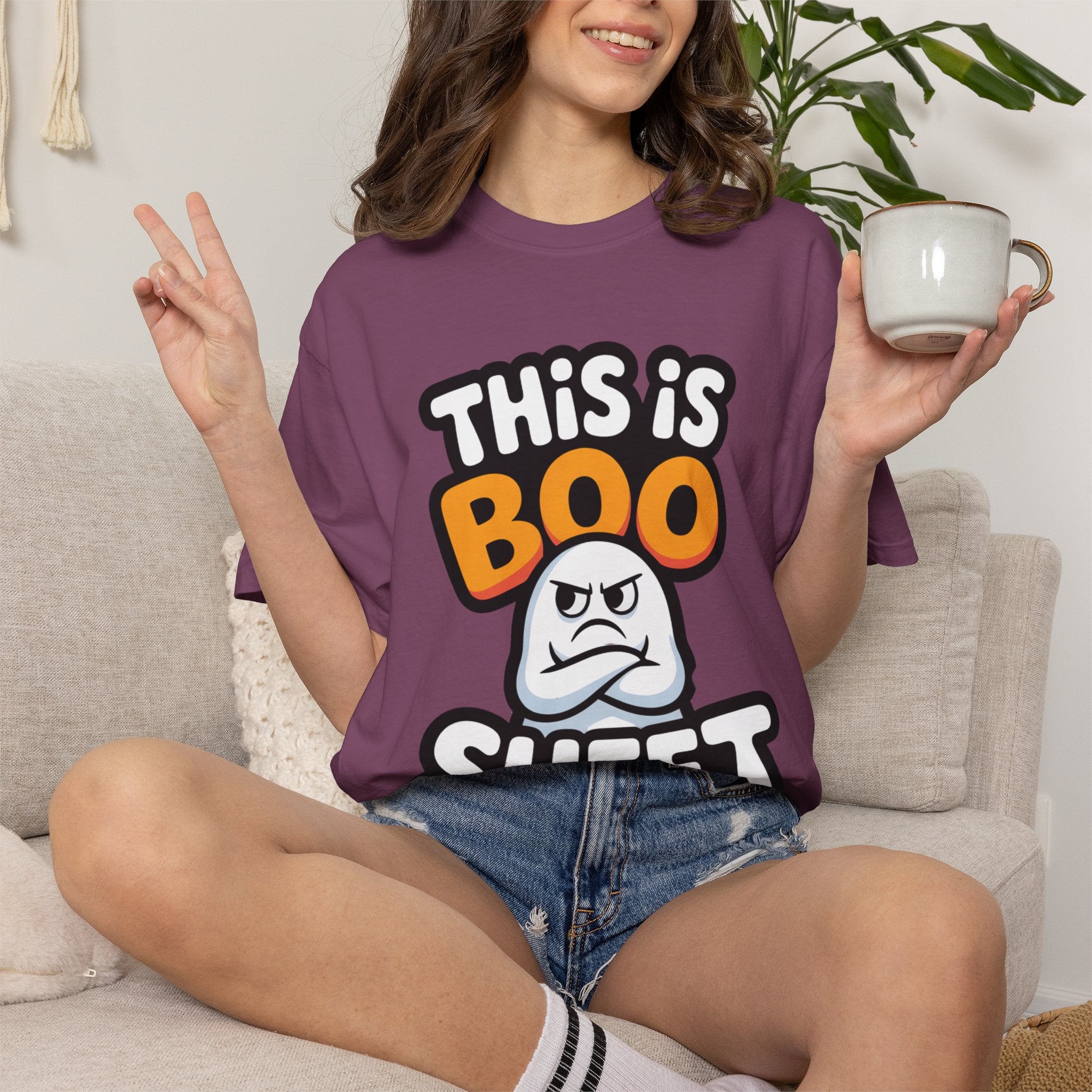 This Is Boo Sheet T-Shirt — Funny Halloween Ghost Tee
