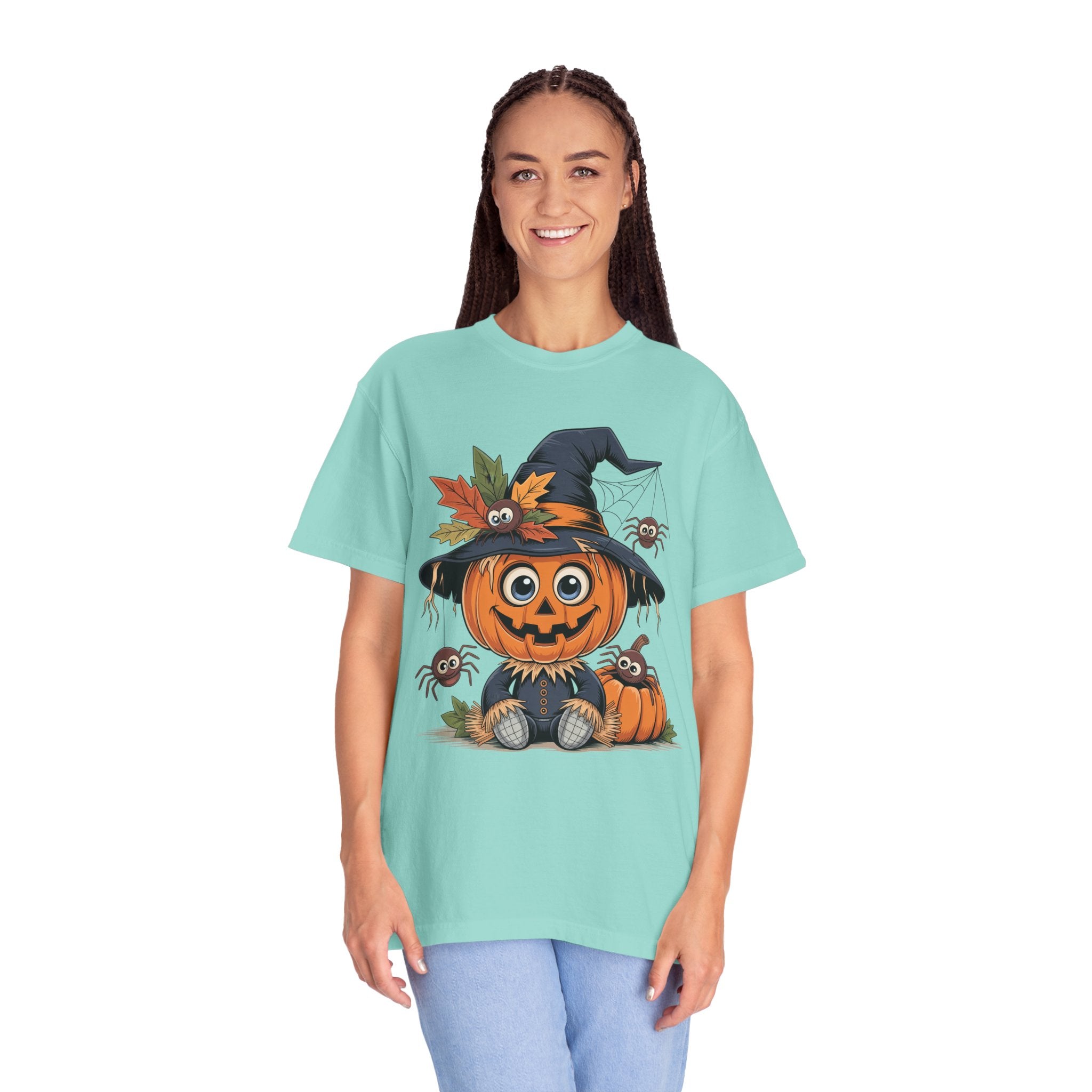 Pumpkin Witch T-Shirt — Cute Halloween Jack-O'-Lantern Tee